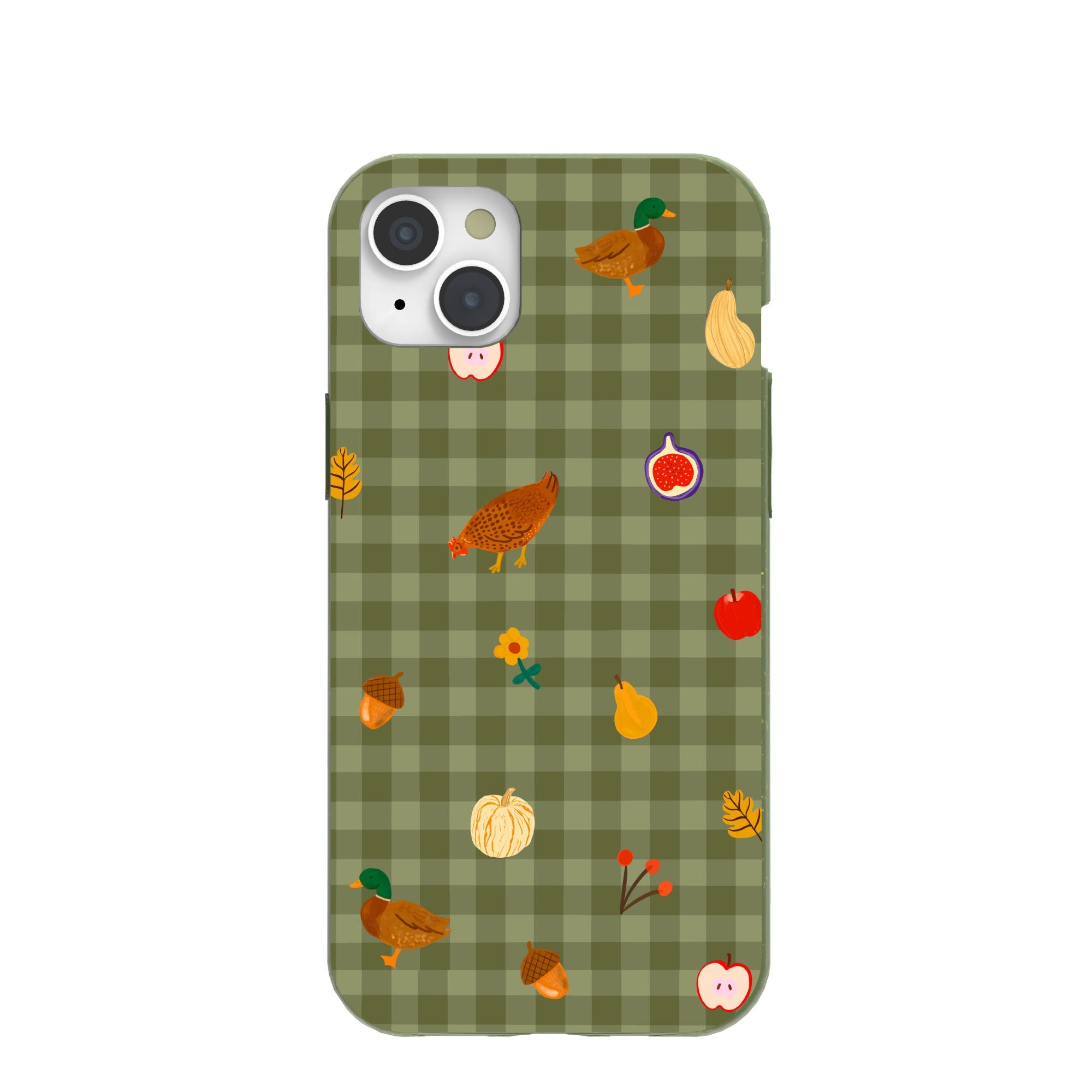 Forest Floor Harvest Folk iPhone 15 Plus Case Refurbished - Pela Case refurbished available on Cerqular