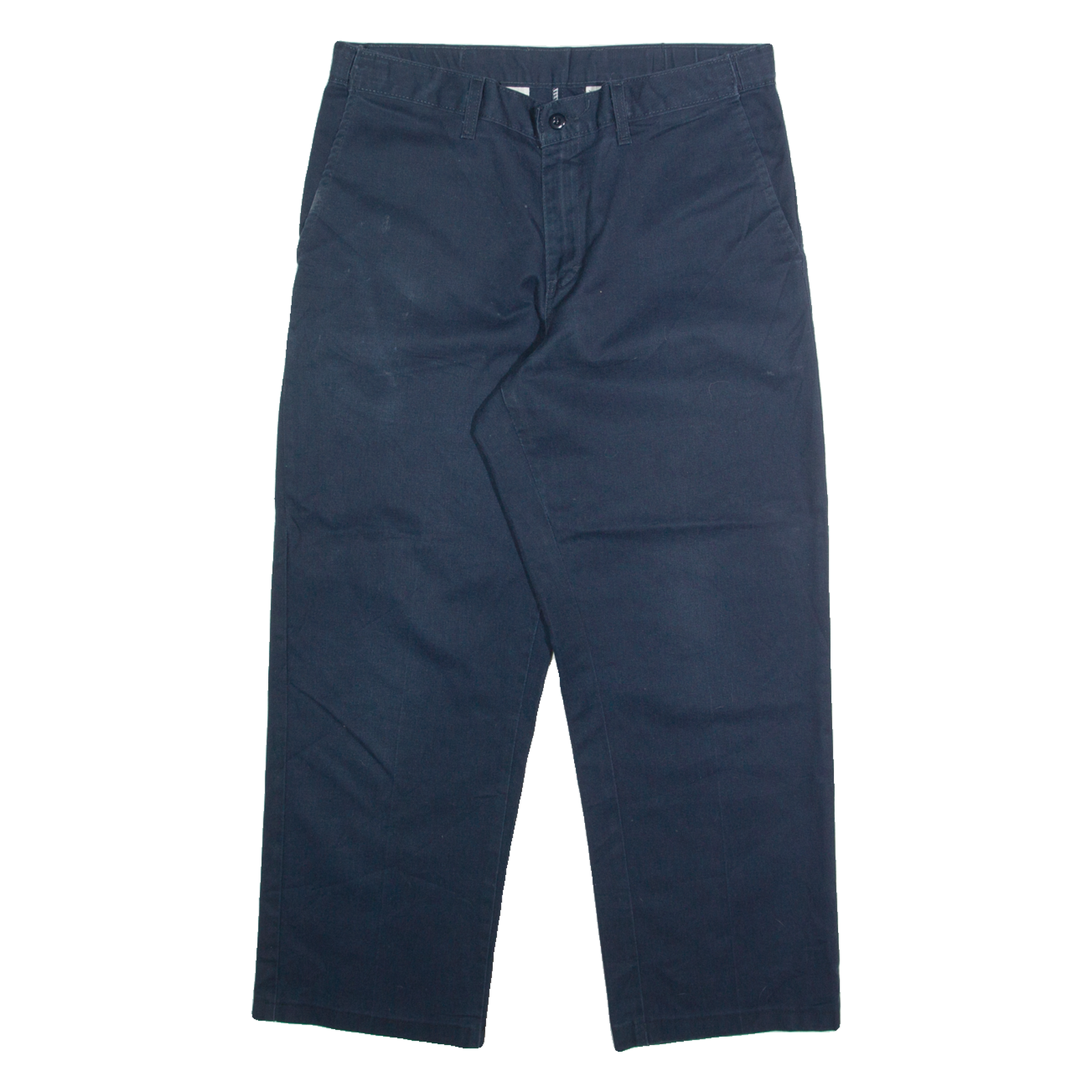 DICKIES Chino Mens Trousers Blue Regular Straight W32 L25 Refurbished - N/A refurbished available on Cerqular