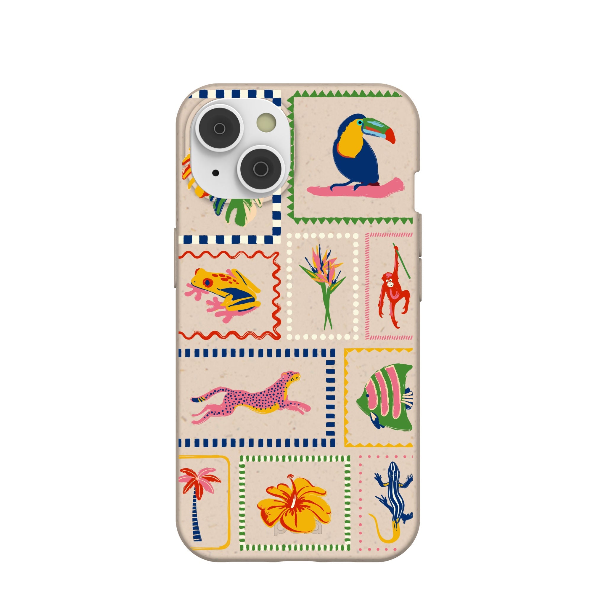 Seashell Tropical Paradise iPhone 14/16e Case Refurbished - Pela Case refurbished available on Cerqular