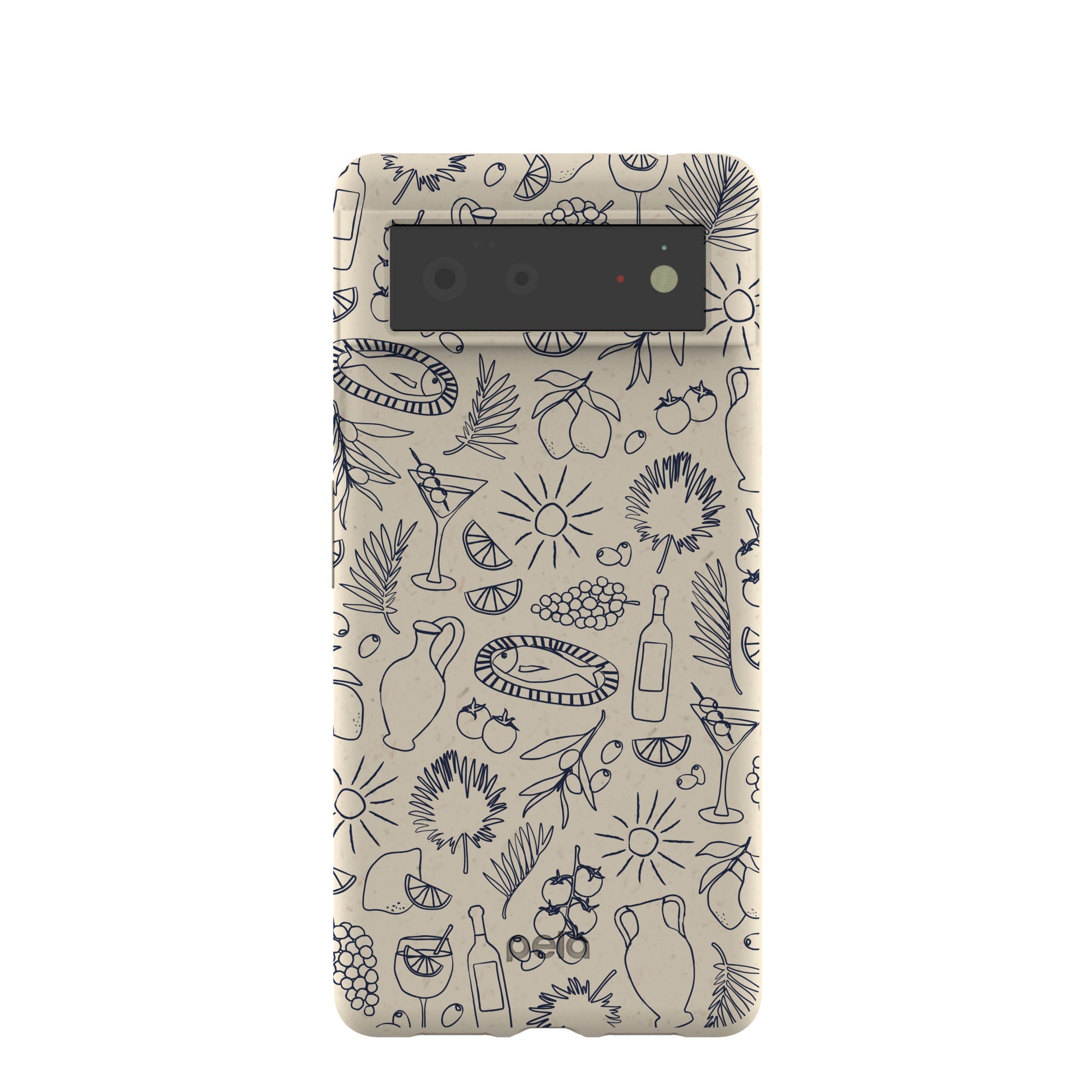 London Fog Mediterranean Moments Google Pixel 6 Case Refurbished - Pela Case refurbished available on Cerqular