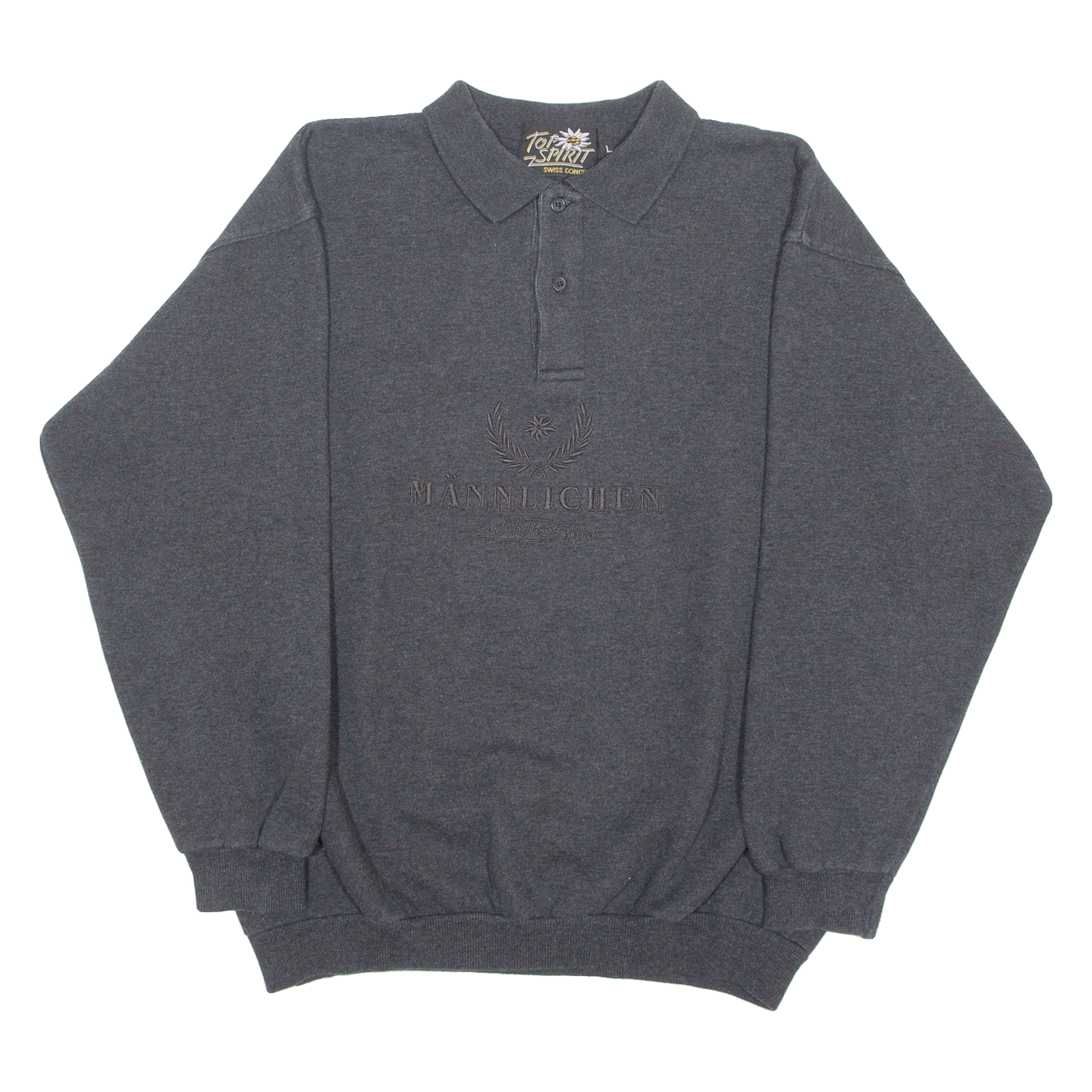 Buy TOP SPIRIT Mens Sweatshirt Grey Collared L Refurbished - $16.37 TOP SPIRIT Mens Sweatshirt Grey Collared L Refurbished - N/A refurbished available on Cerqular
