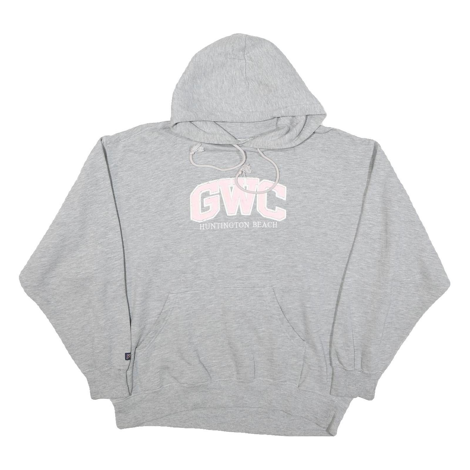 JANSPORT Womens Grey GWC Huntington Beach Pullover Hoodie L Cotton Blend Casual Refurbished - N/A refurbished available on Cerqular