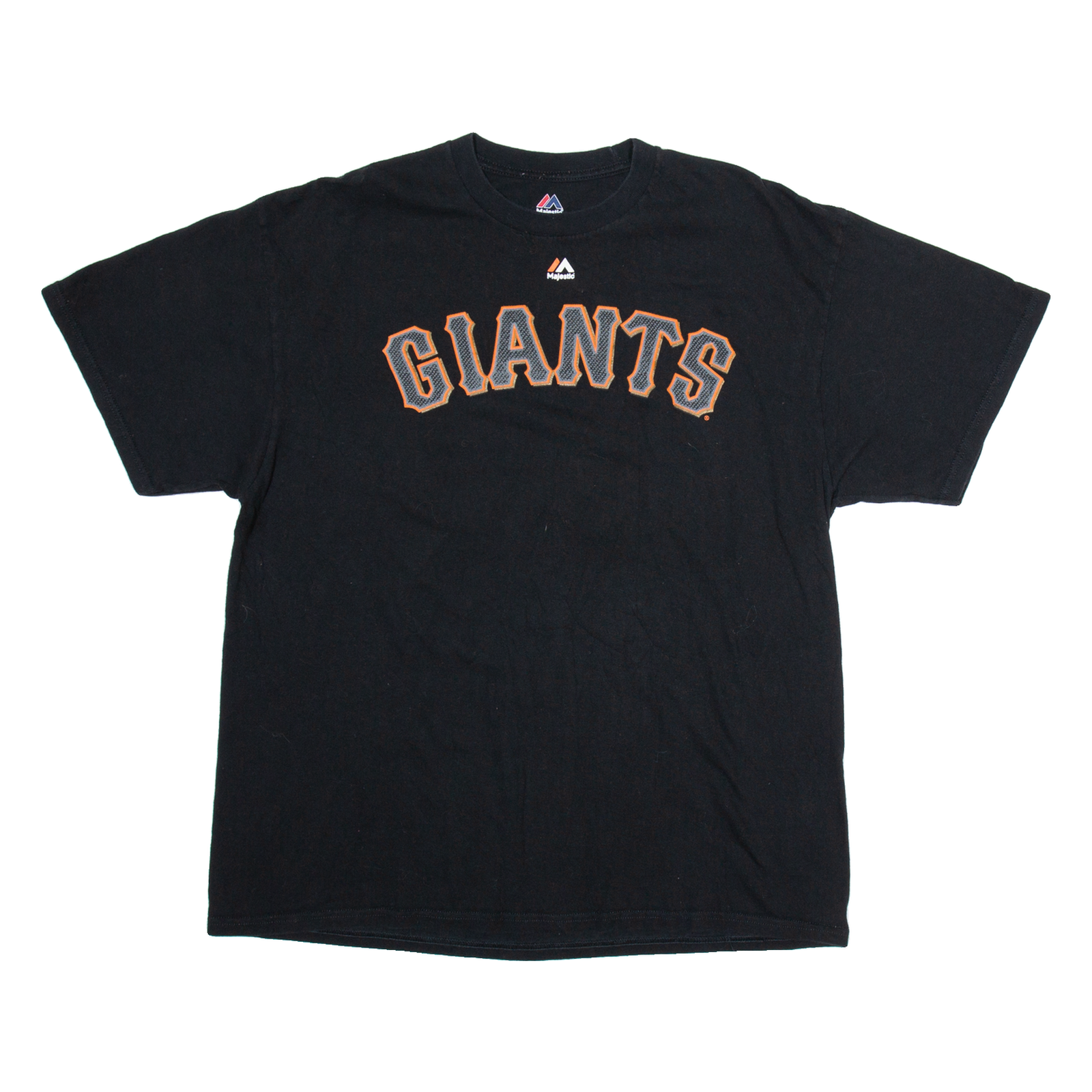 MAJESTIC Giants 12 Panik Mens T-Shirt Black USA XL Refurbished - N/A refurbished available on Cerqular