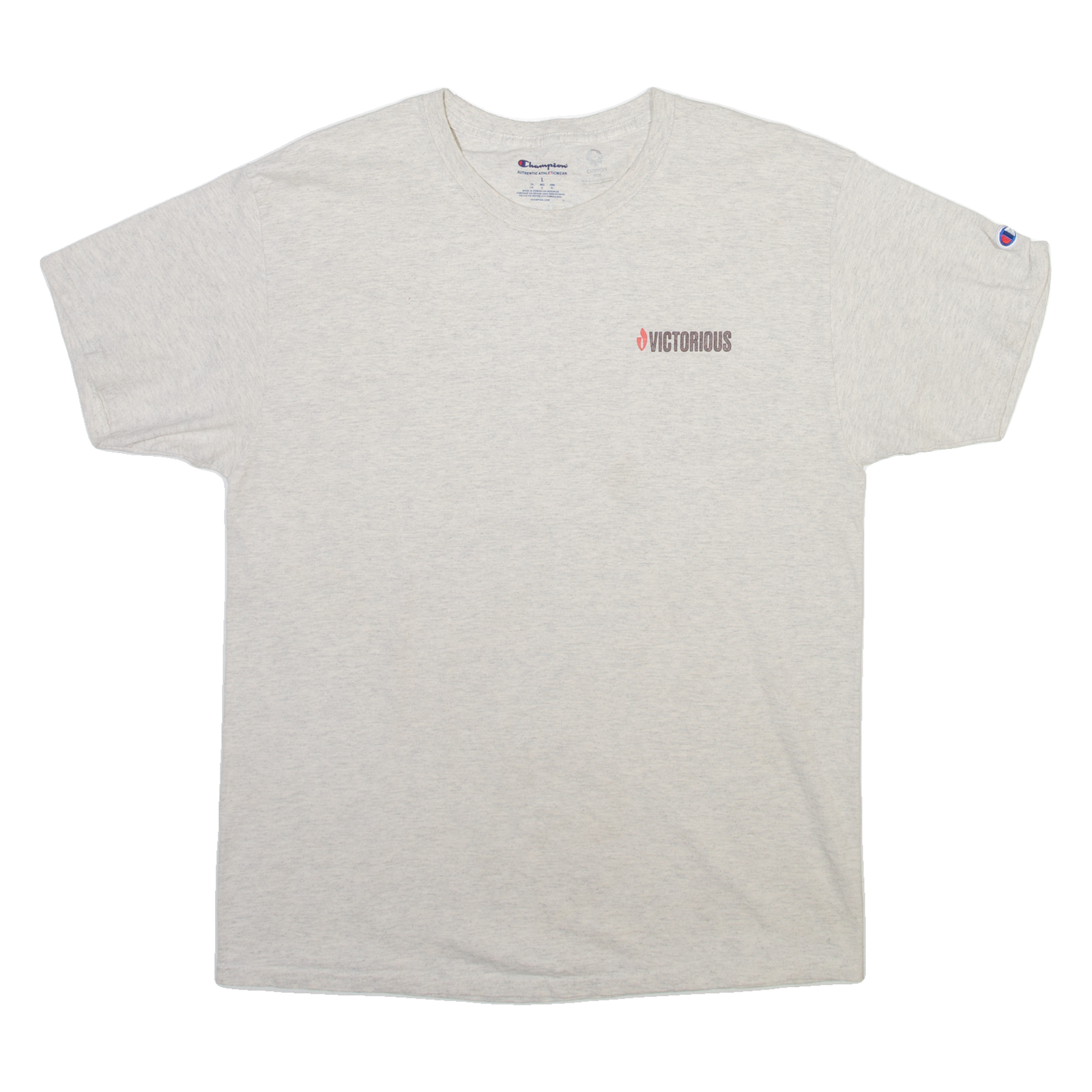 CHAMPION Mens T-Shirt Grey L Refurbished - N/A refurbished available on Cerqular