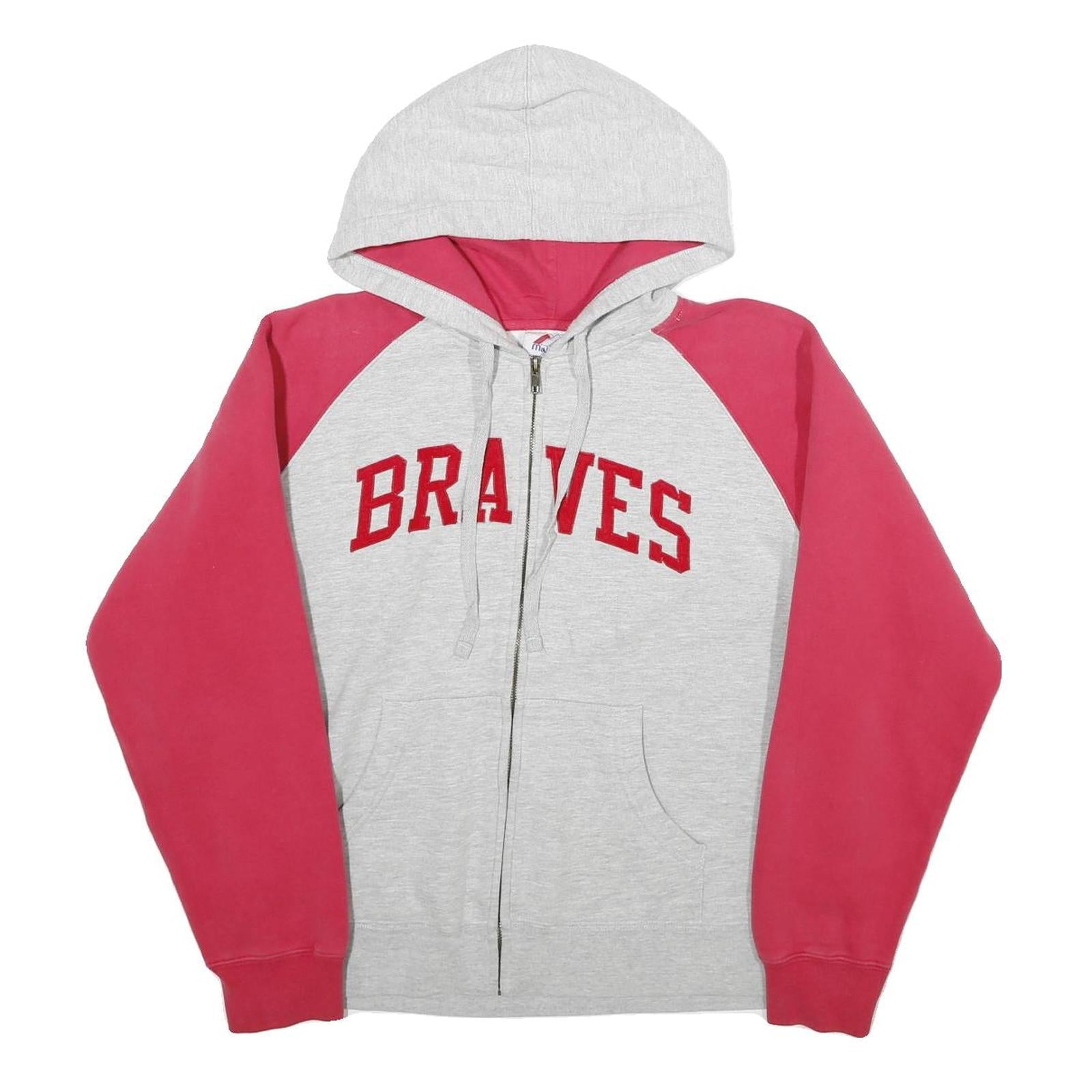 Buy MAJESTIC Womens Grey & Red Braves Zip Up Hoodie L Cotton Blend Casual Sweatshirt Refurbished - $28.59 MAJESTIC Womens Grey & Red Braves Zip Up Hoodie L Cotton Blend Casual Sweatshirt Refurbished - N/A refurbished available on Cerqular