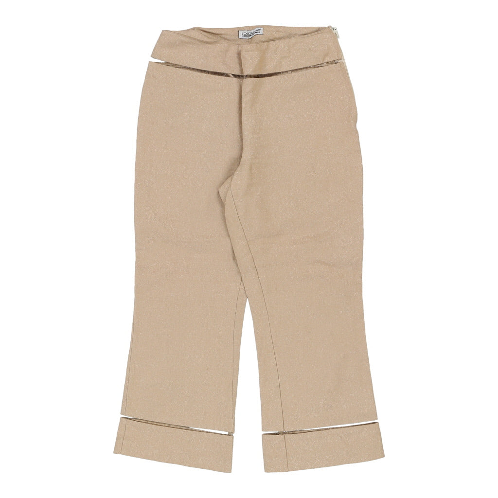 Buy Coconuda Trousers - XS Beige Cotton Refurbished - $16.87 Coconuda Trousers - XS Beige Cotton Refurbished - Thrifted (note: this is a term often used to describe second- refurbished available on Cerqular