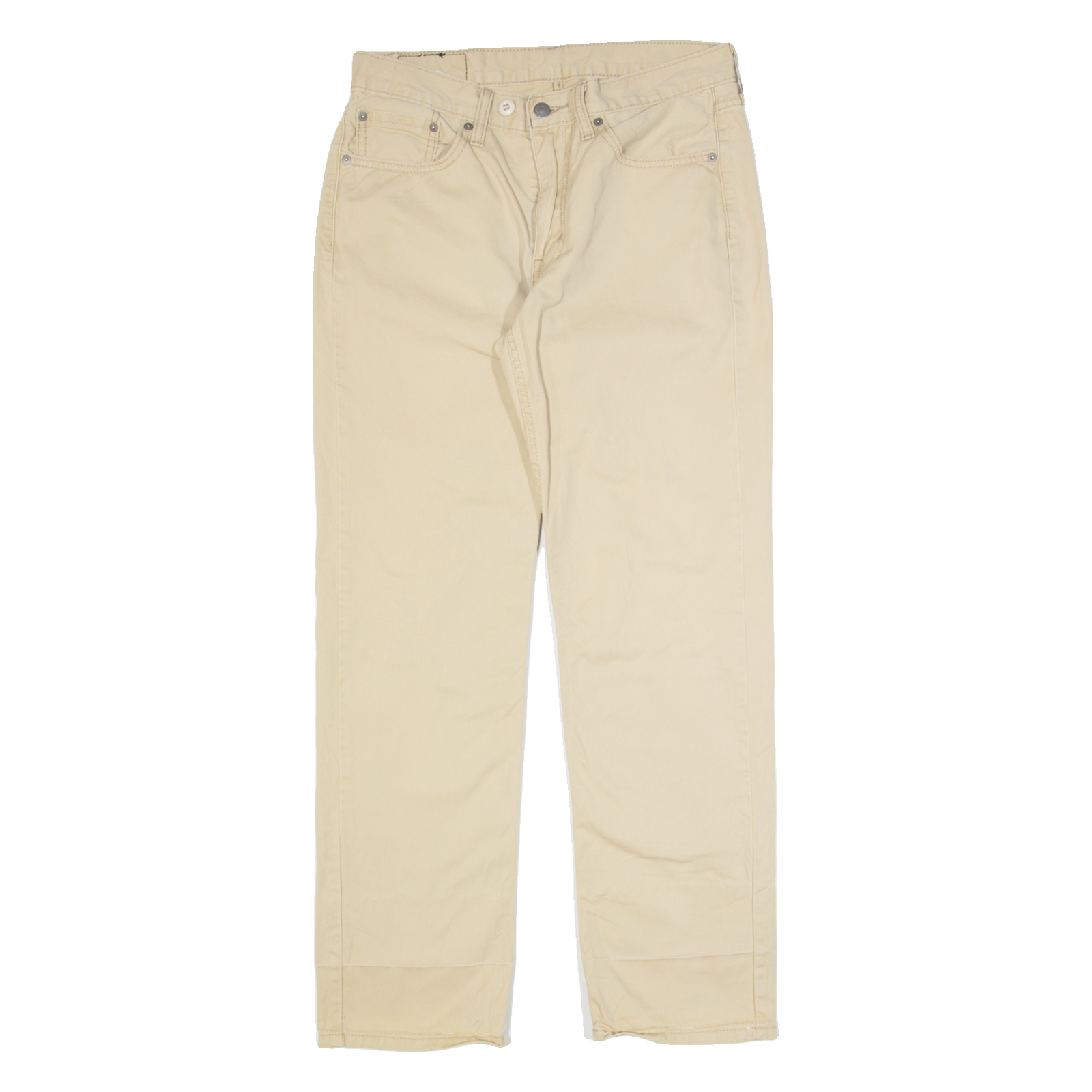 LEVI'S 514 Mens Trousers Beige Regular Straight W32 L32 Refurbished - N/A refurbished available on Cerqular