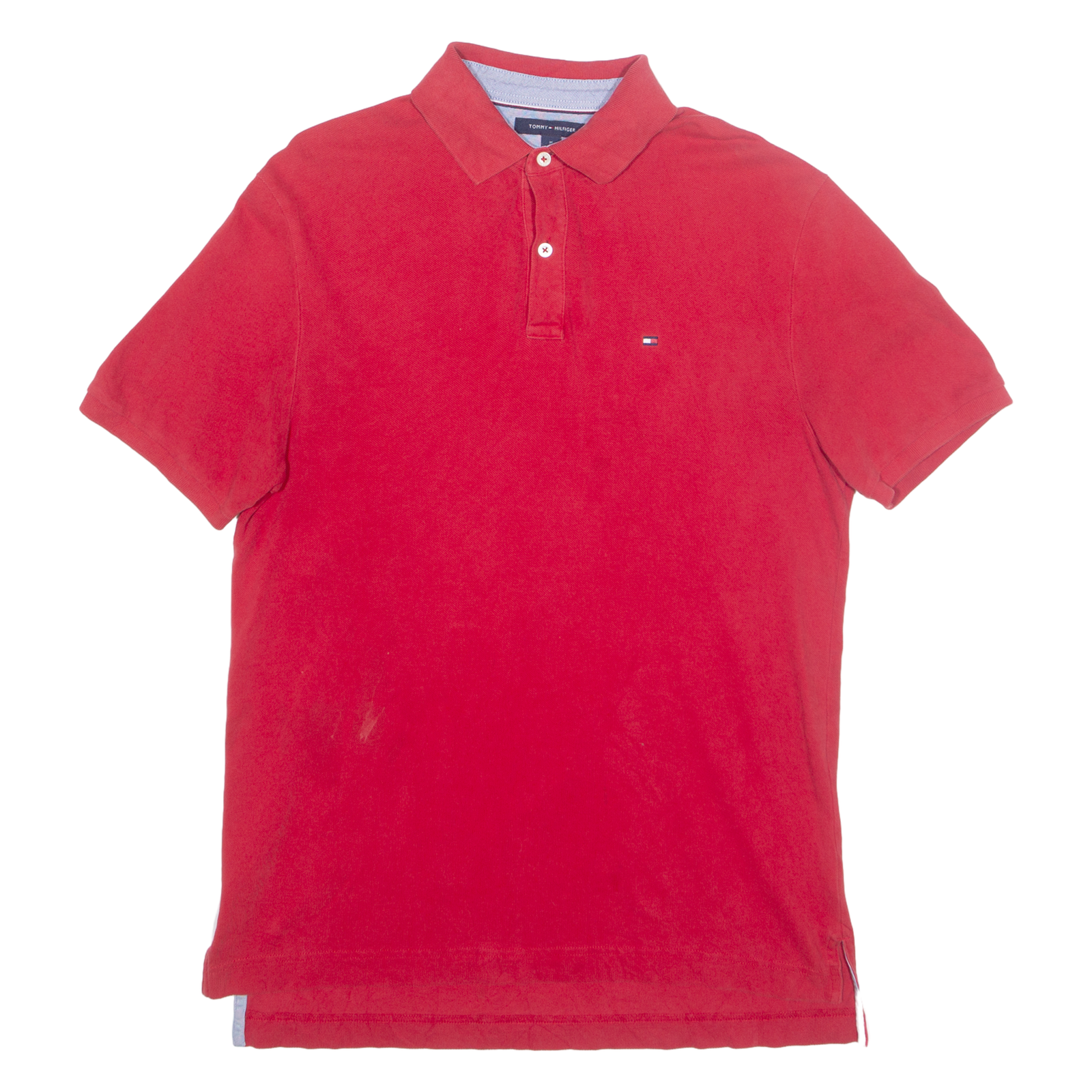TOMMY HILFIGER Mens Polo Shirt Red M Refurbished - N/A refurbished available on Cerqular