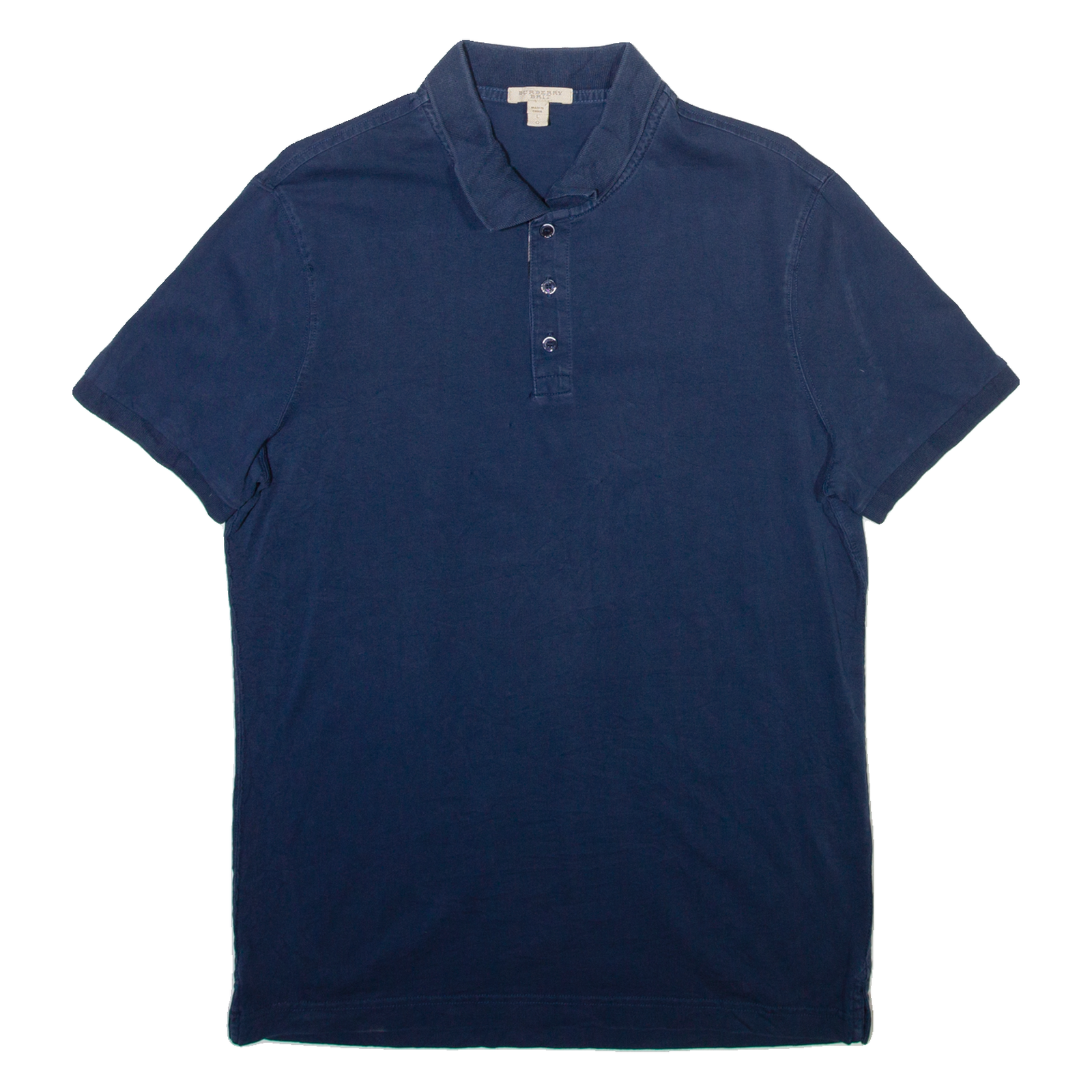 BURBERRY BRIT Mens Polo Shirt Blue L Refurbished - N/A refurbished available on Cerqular