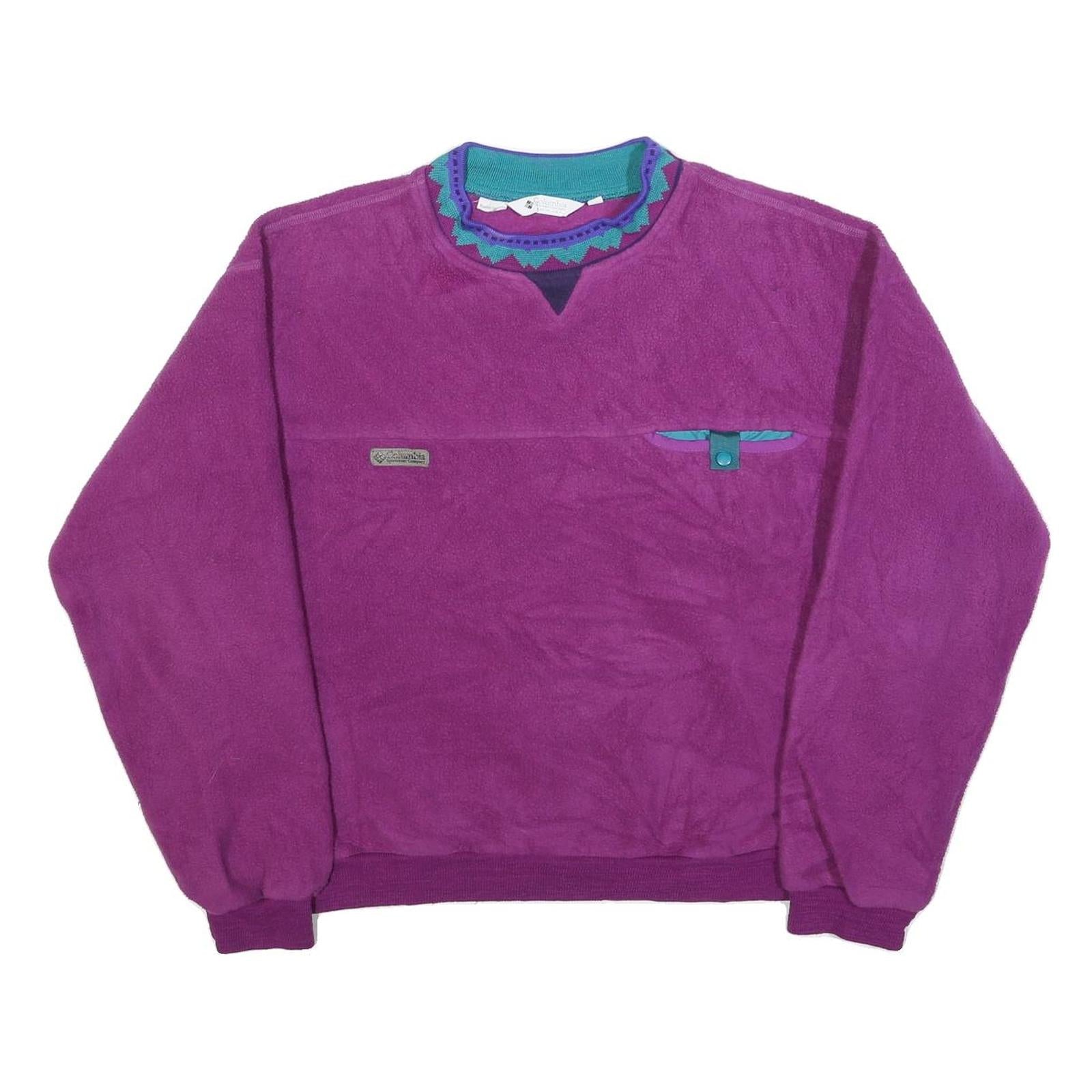 Buy COLUMBIA Womens Purple Patterned Jumper Crew Neck Basic Knit L Outdoor Fleece Refurbished - $97.49 COLUMBIA Womens Purple Patterned Jumper Crew Neck Basic Knit L Outdoor Fleece Refurbished - N/A refurbished available on Cerqular