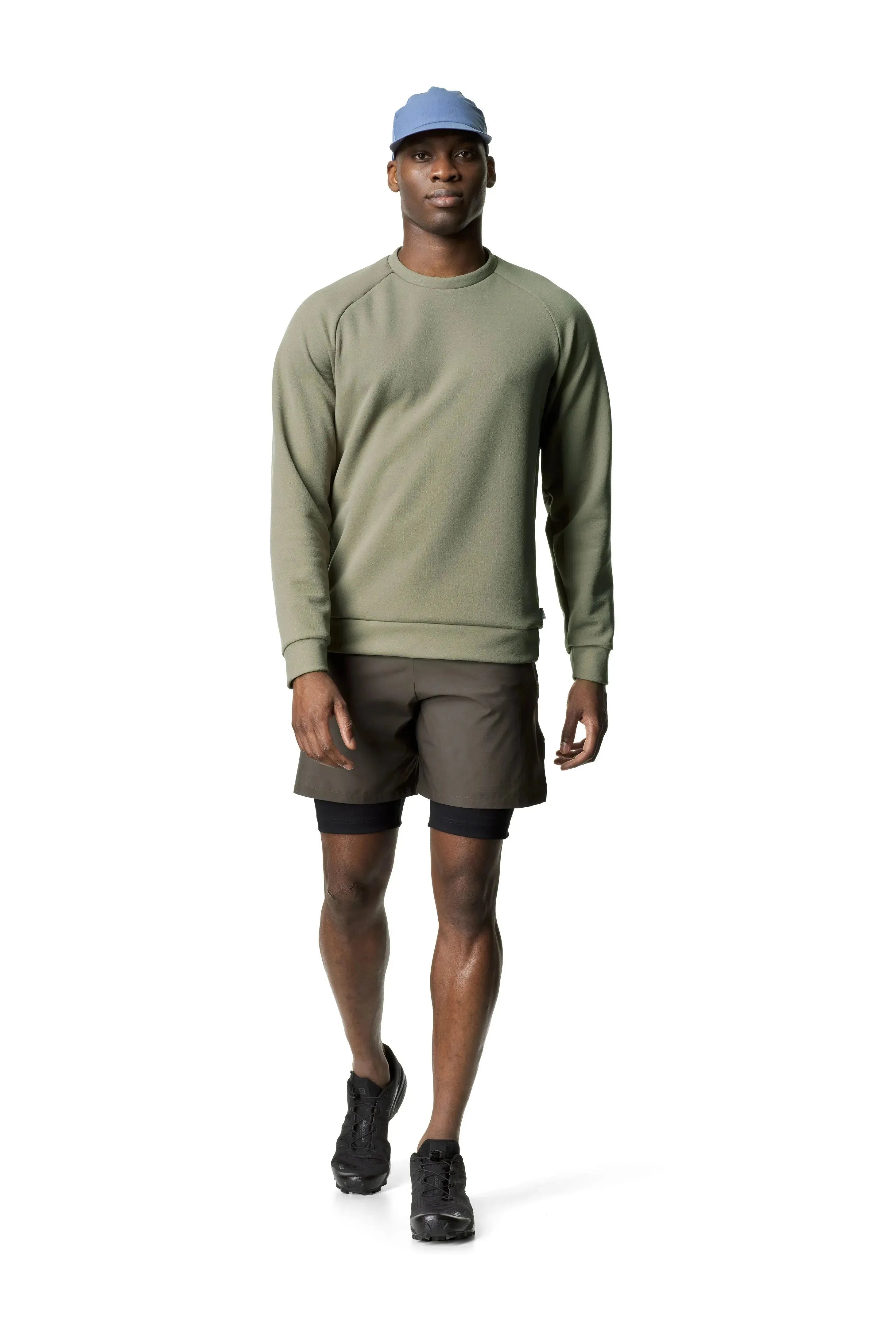 M's Mono Air Crew | Color: In Between Green | Size: S Refurbished - Houdini Sportswear refurbished available on Cerqular