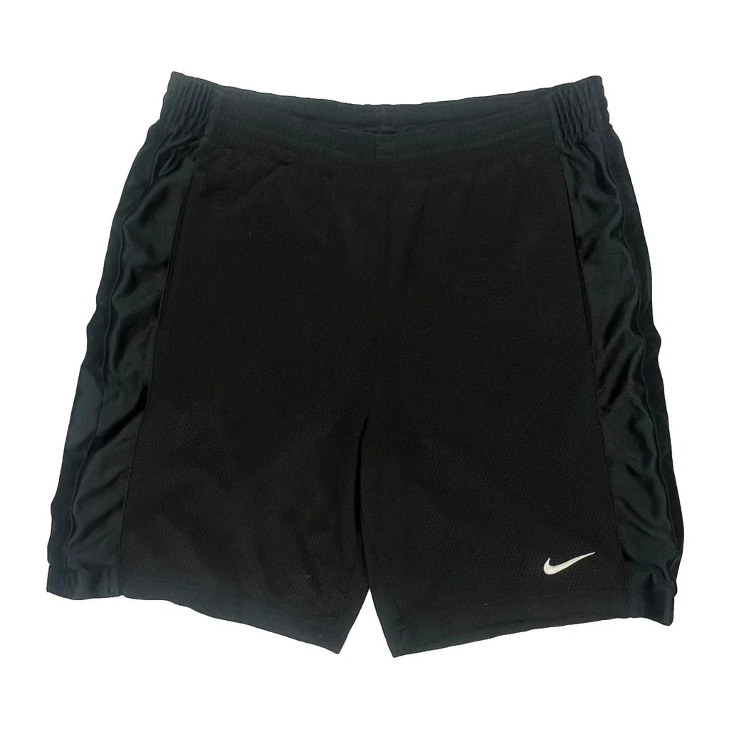 Buy Nike Sport Shorts - Medium Black Polyester Refurbished - $30.14 Nike Sport Shorts - Medium Black Polyester Refurbished - Thrifted (note: this is a term often used to describe second- refurbished available on Cerqular