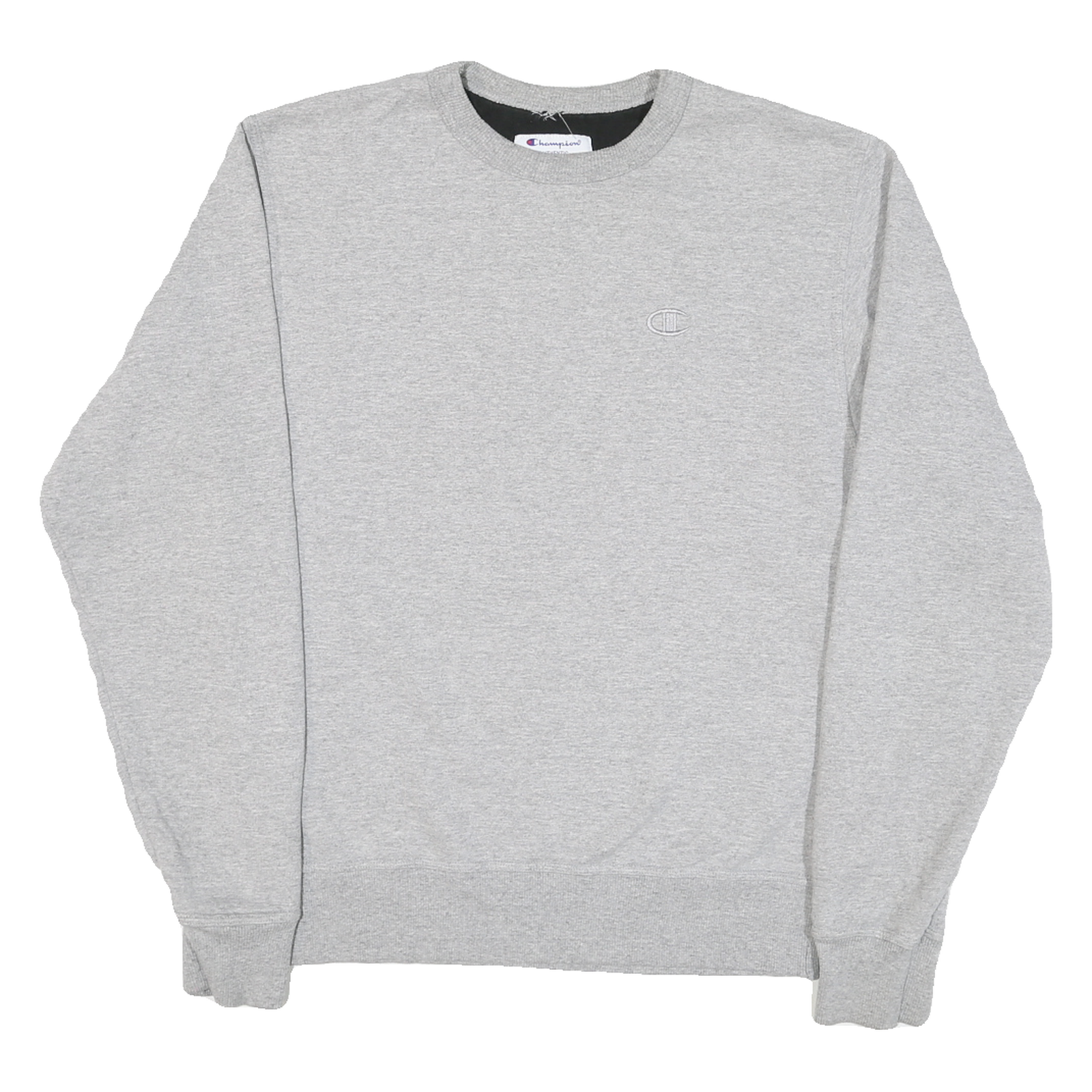 Buy CHAMPION Mens Grey Crew Neck S Cotton Logo Sweatshirt Pullover Casual Refurbished - $24.69 CHAMPION Mens Grey Crew Neck S Cotton Logo Sweatshirt Pullover Casual Refurbished - N/A refurbished available on Cerqular