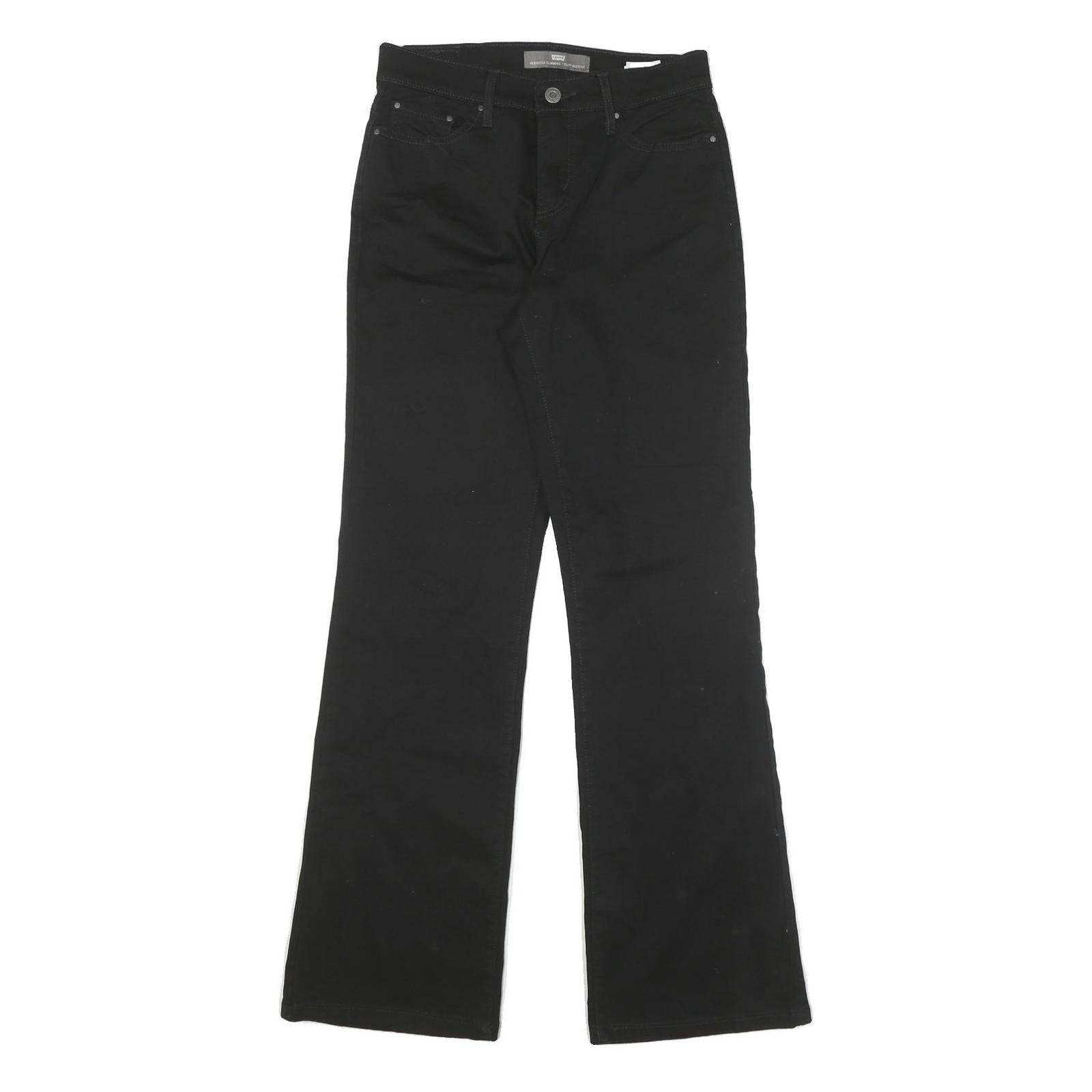 LEVI'S Womens 512 Regular Fit Black Denim Jeans W27 L30 Stylish Zip Closure Refurbished - N/A refurbished available on Cerqular