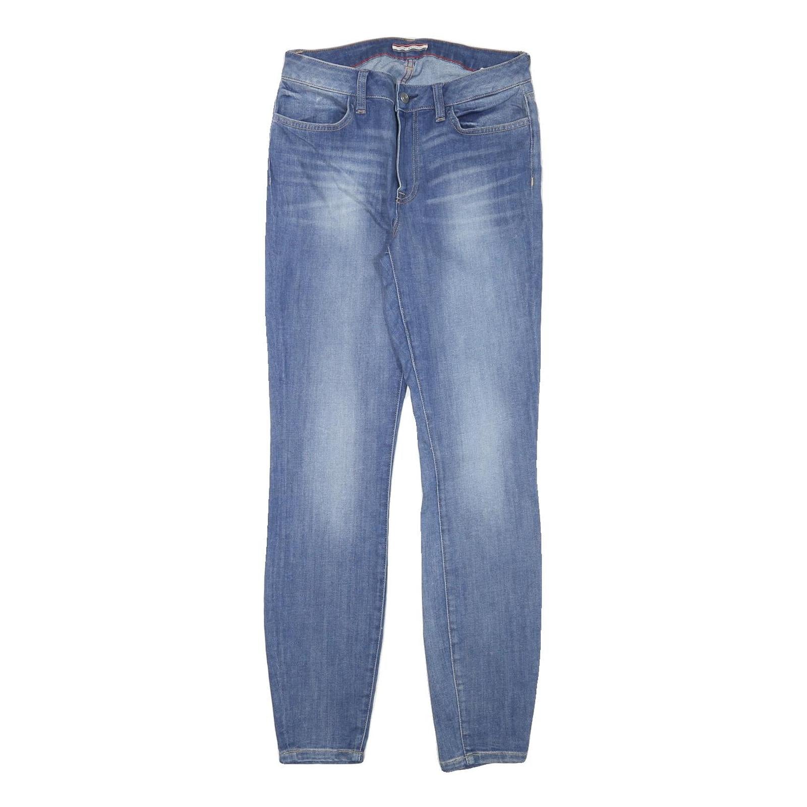 TOMMY HILFIGER Womens Jeans Blue Slim Skinny Denim Light W28 L30 Stylish Refurbished - N/A refurbished available on Cerqular