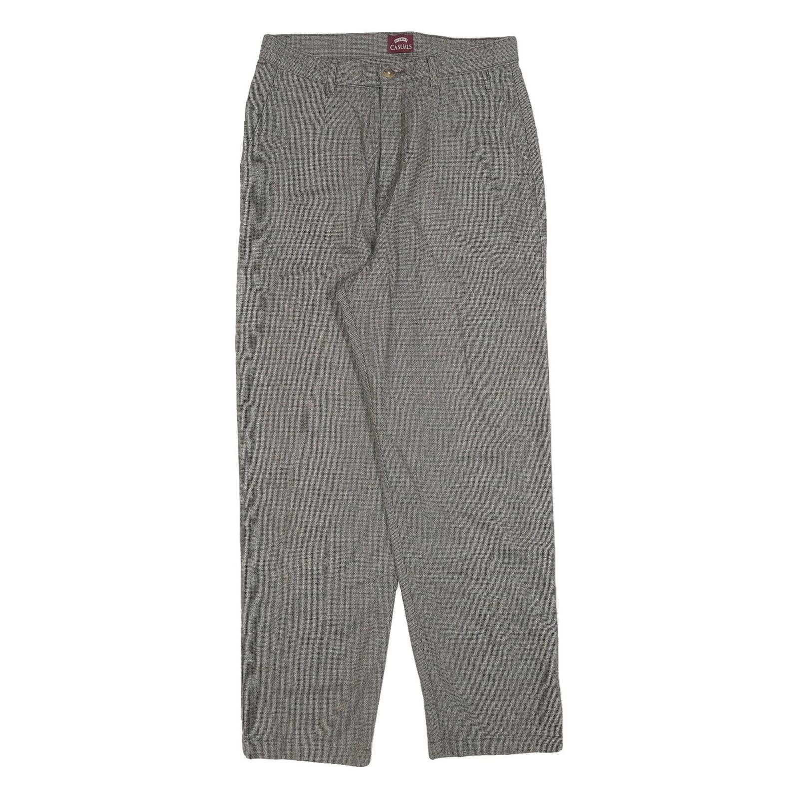 RIDERS Womens Polyester Blend Grey Regular Straight Trousers W30 L30 Casual Refurbished - N/A refurbished available on Cerqular