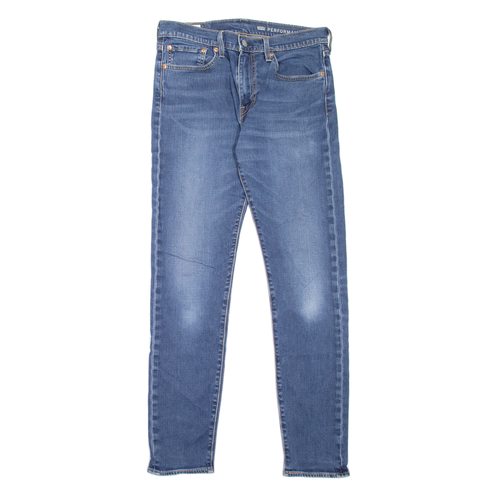 LEVI'S 512 BIG E Jeans Mens Blue Slim Tapered Stone Wash W31 L31 Refurbished - N/A refurbished available on Cerqular