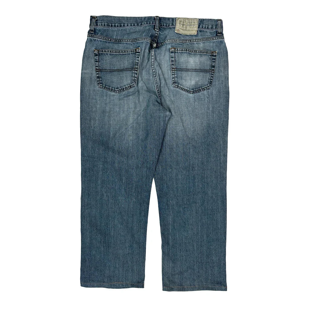 Buy Tommy Hilfiger Jeans - 36W 30L Blue Cotton Refurbished - $33.49 Tommy Hilfiger Jeans - 36W 30L Blue Cotton Refurbished - Thrifted (note: this is a term often used to describe second- refurbished available on Cerqular