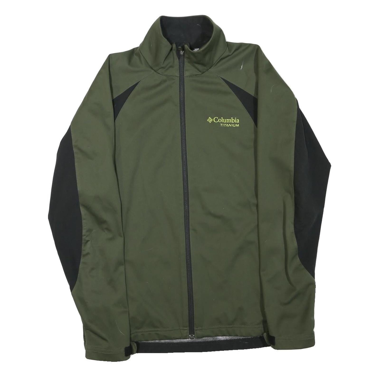Buy COLUMBIA Mens Green & Black Softshell Jacket S Polyester Blend Zip Outdoor Refurbished - $55.89 COLUMBIA Mens Green & Black Softshell Jacket S Polyester Blend Zip Outdoor Refurbished - N/A refurbished available on Cerqular