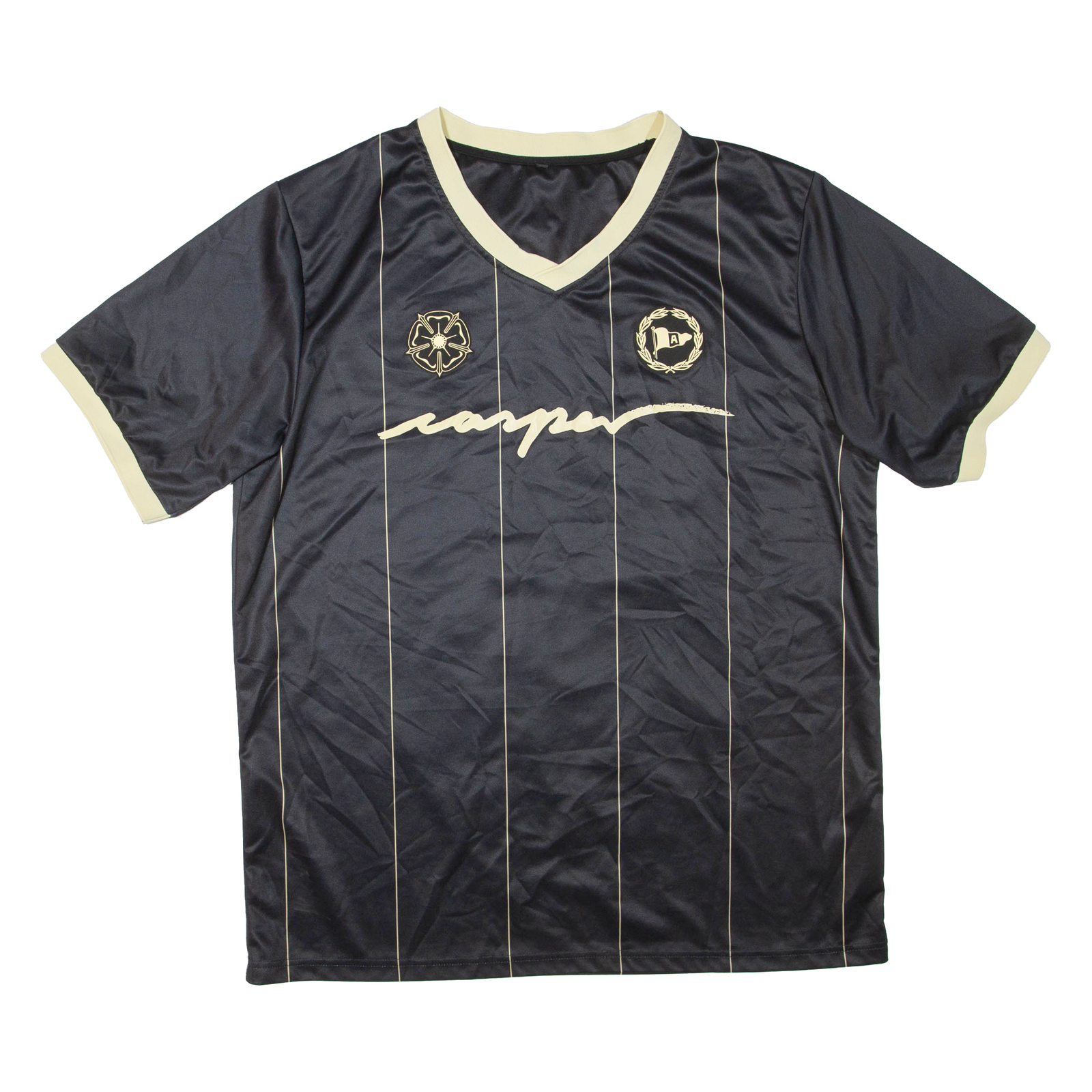 Mens Jersey Black V-Neck 2XL Refurbished - N/A refurbished available on Cerqular