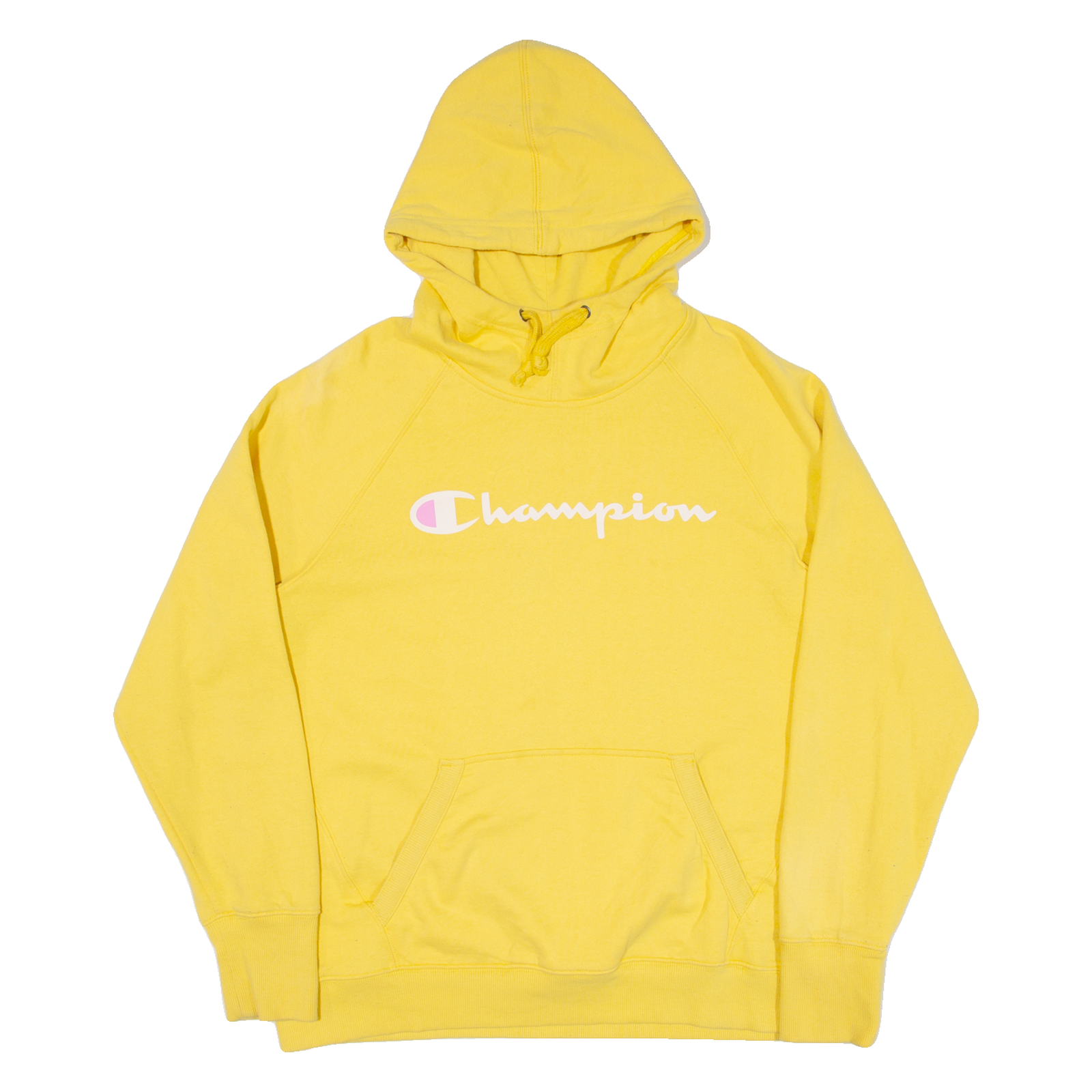 CHAMPION Mens Yellow Hoodie L Refurbished - N/A refurbished available on Cerqular