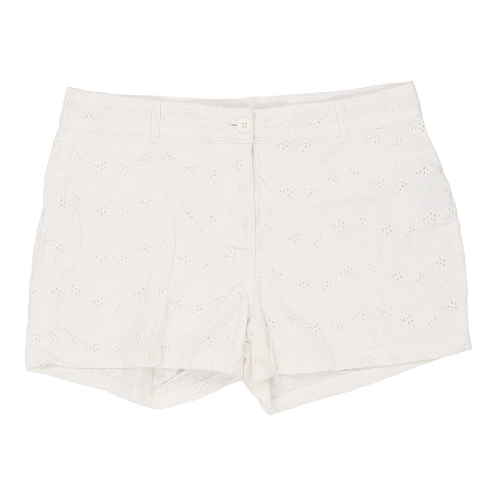 Buy Unbranded Shorts - Large White Cotton Refurbished - $16.87 Unbranded Shorts - Large White Cotton Refurbished - Thrifted (note: this is a term often used to describe second- refurbished available on Cerqular