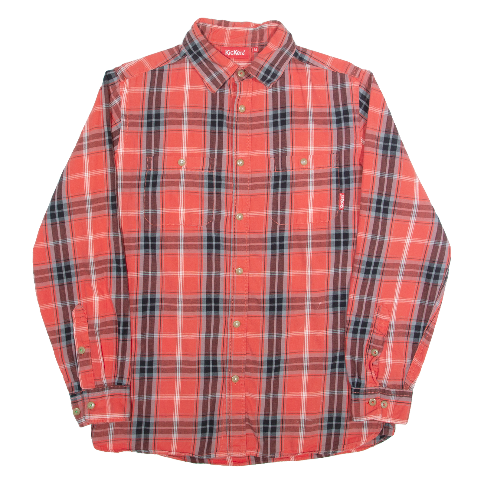 Buy KICKERS Mens Shirt Red Check Long Sleeve M Refurbished - $14.81 KICKERS Mens Shirt Red Check Long Sleeve M Refurbished - N/A refurbished available on Cerqular
