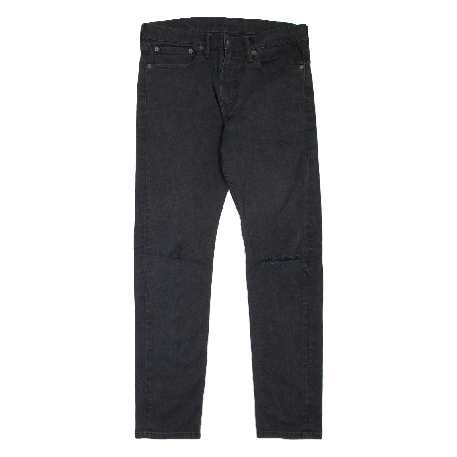LEVI'S 510 Jeans Distressed Mens Black Slim Skinny W34 L32 Refurbished - N/A refurbished available on Cerqular