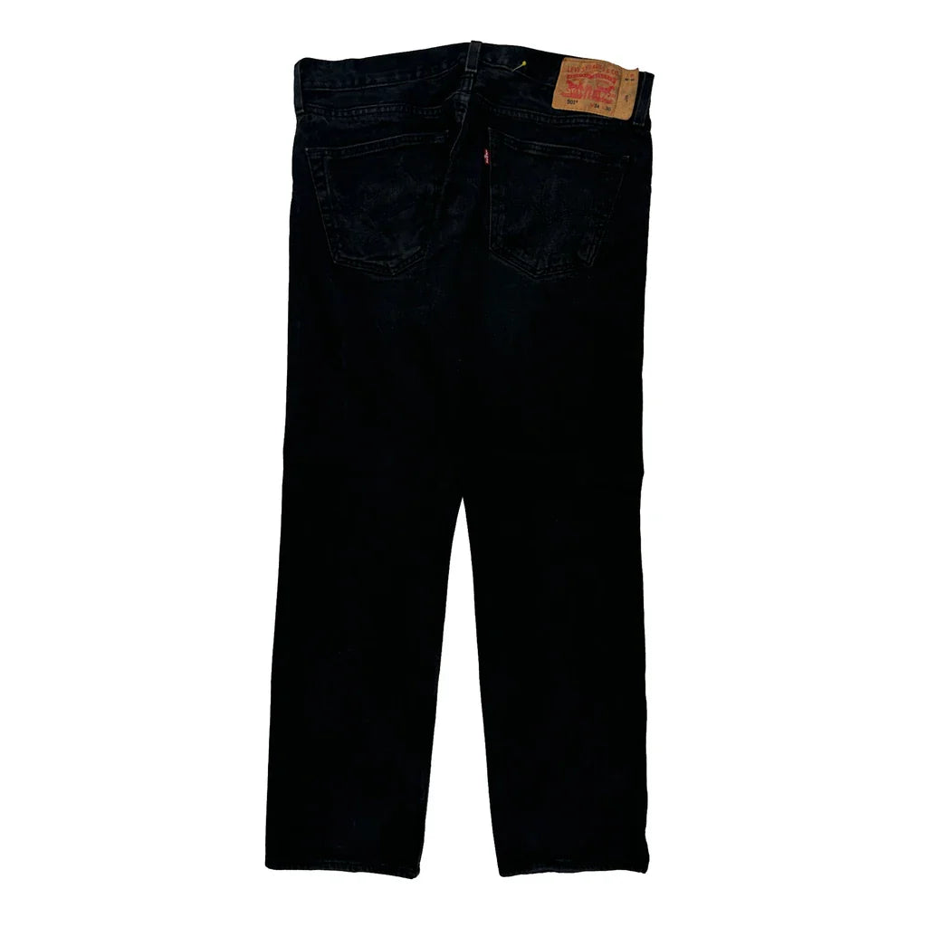 Buy 501 Levis Jeans - 34W 31L Black Cotton Refurbished - $46.89 501 Levis Jeans - 34W 31L Black Cotton Refurbished - Thrifted (note: this is a term often used to describe second- refurbished available on Cerqular