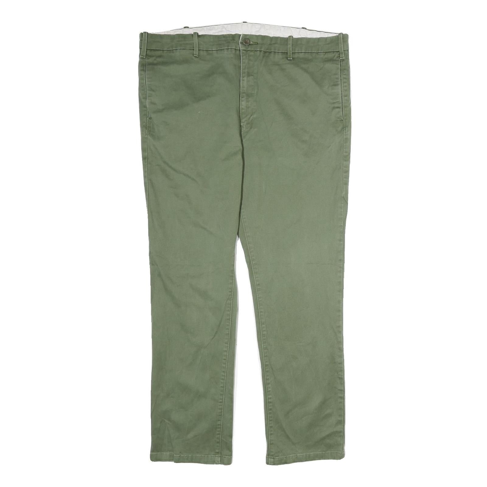 LEVI'S Mens Cotton Green Regular Straight Trousers W40 L32 Classic Casual Refurbished - N/A refurbished available on Cerqular