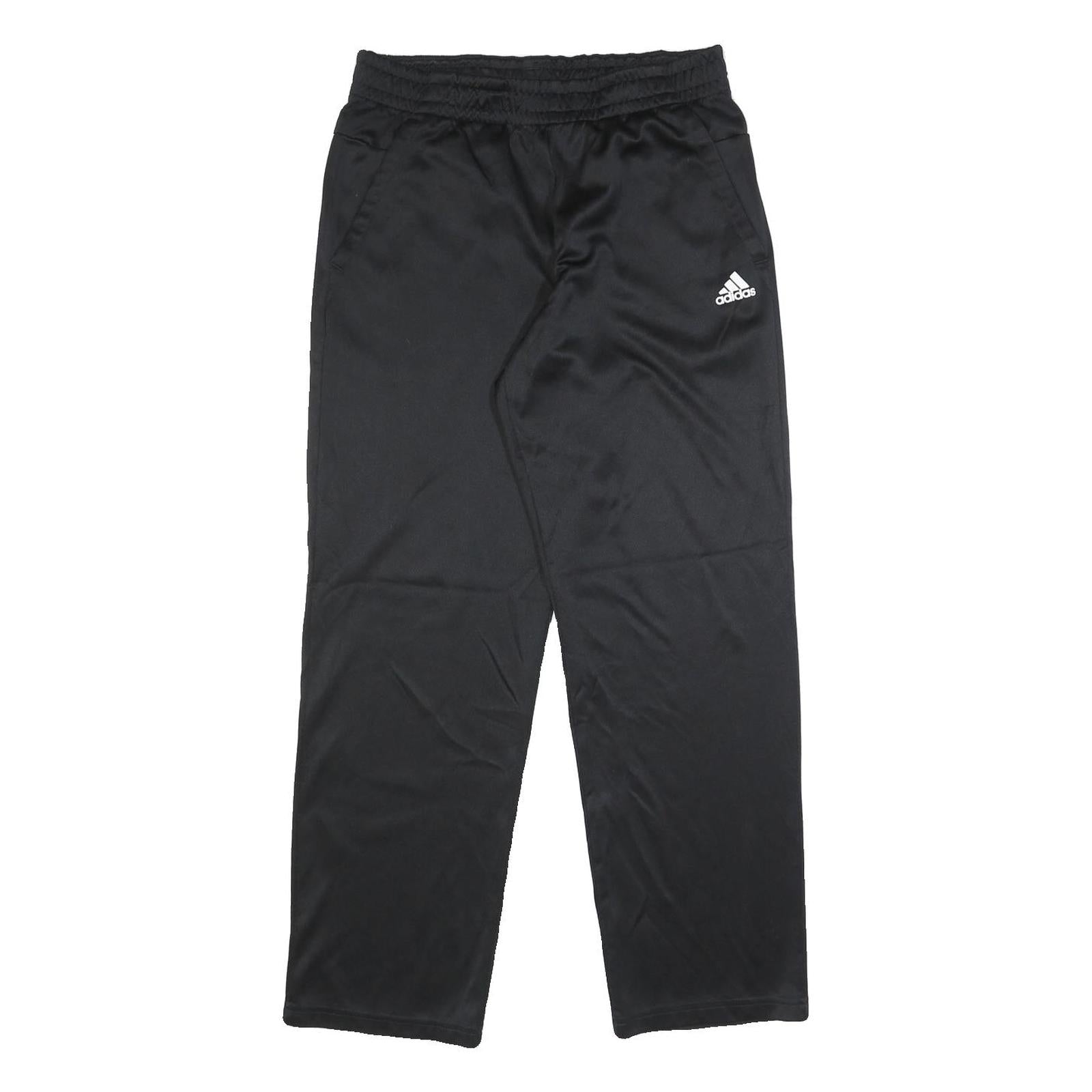 ADIDAS Mens Joggers Black M W28 L29 Regular Fit Straight Leg Polyester Refurbished - N/A refurbished available on Cerqular