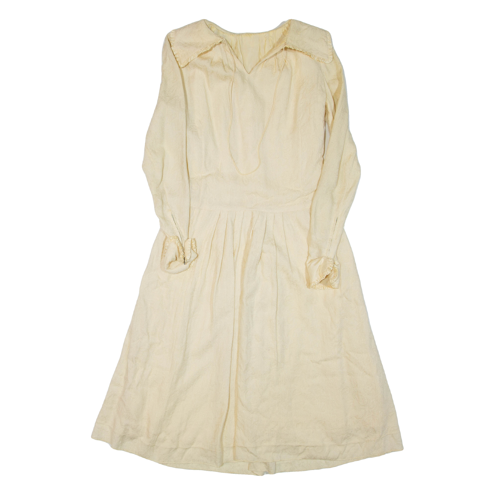 Womens Day Dress Yellow Long Sleeve Knee Length M Refurbished - N/A refurbished available on Cerqular