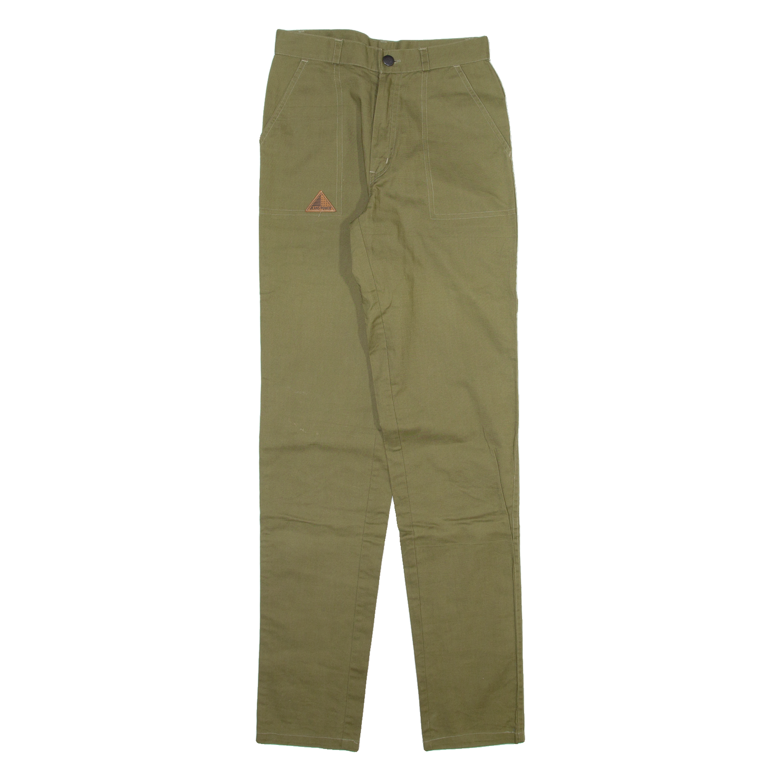 JEANS POWER Womens Trousers Green Slim Straight W22 L31 Refurbished - N/A refurbished available on Cerqular