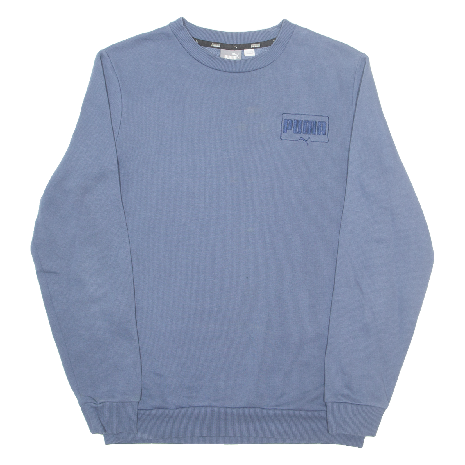 PUMA Mens Sweatshirt Blue Crew Neck S Refurbished - N/A refurbished available on Cerqular