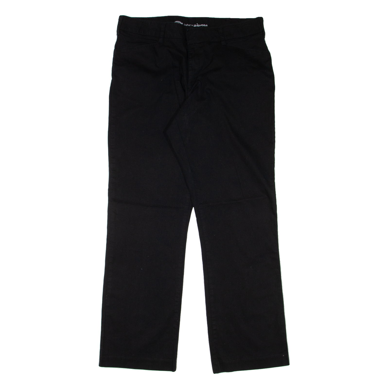 DICKIES Curvy Workwear Womens Trousers Black Regular Straight W32 L31 Refurbished - N/A refurbished available on Cerqular