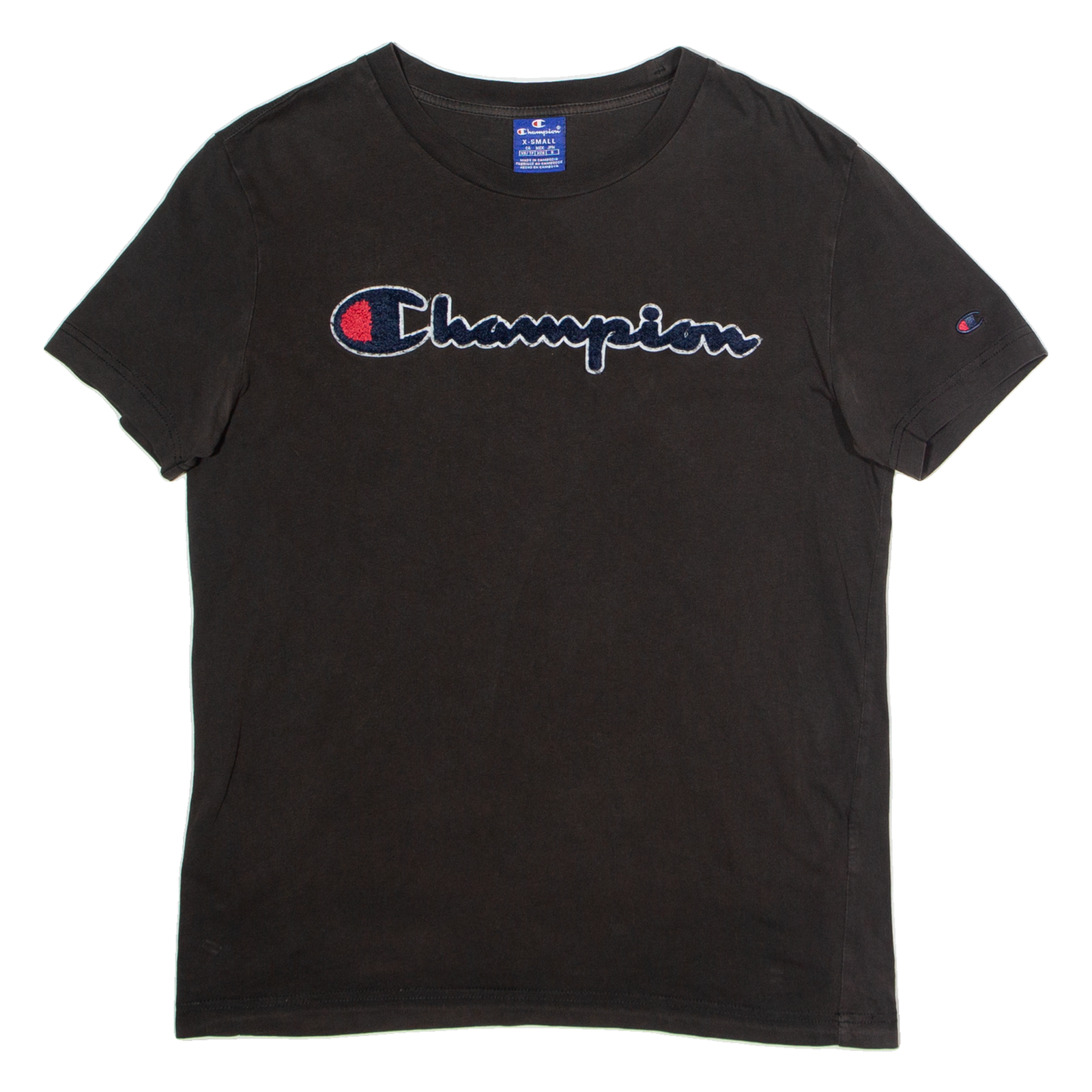 CHAMPION Mens T-Shirt Grey Crew Neck XS Refurbished - N/A refurbished available on Cerqular