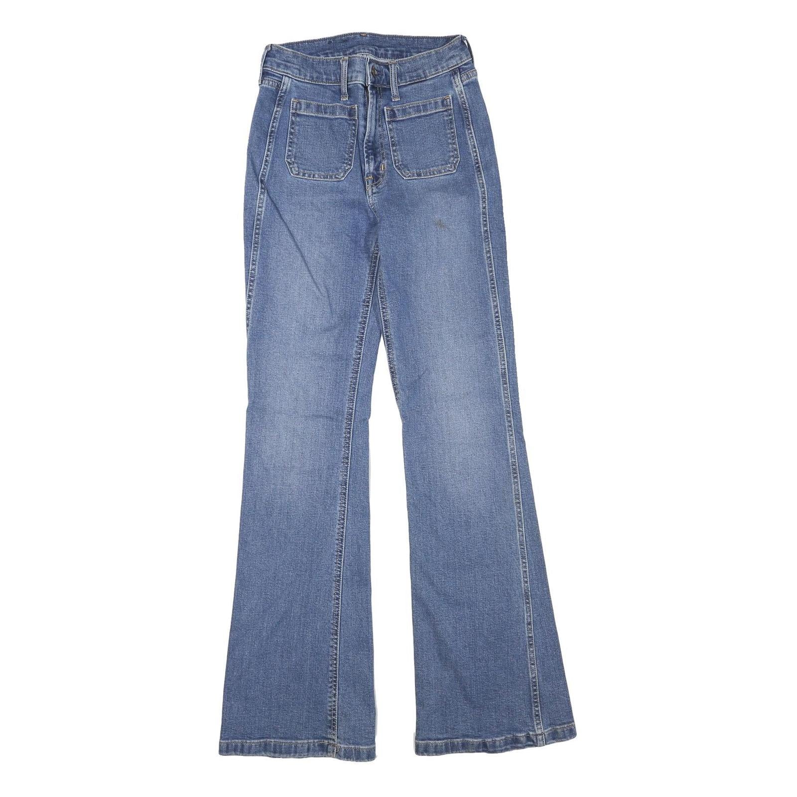 GAP Womens Regular Fit Blue Jeans Zip Closure W26 L33 Classic Cotton Blend Refurbished - N/A refurbished available on Cerqular