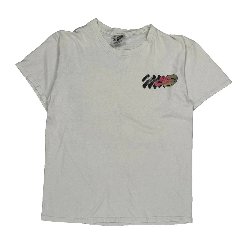Buy Made In USA Nike Tennis Graphic T-Shirt - Medium White Cotton Refurbished - $76.37 Made In USA Nike Tennis Graphic T-Shirt - Medium White Cotton Refurbished - Thrifted (note: this is a term often used to describe second- refurbished available on Cerqular