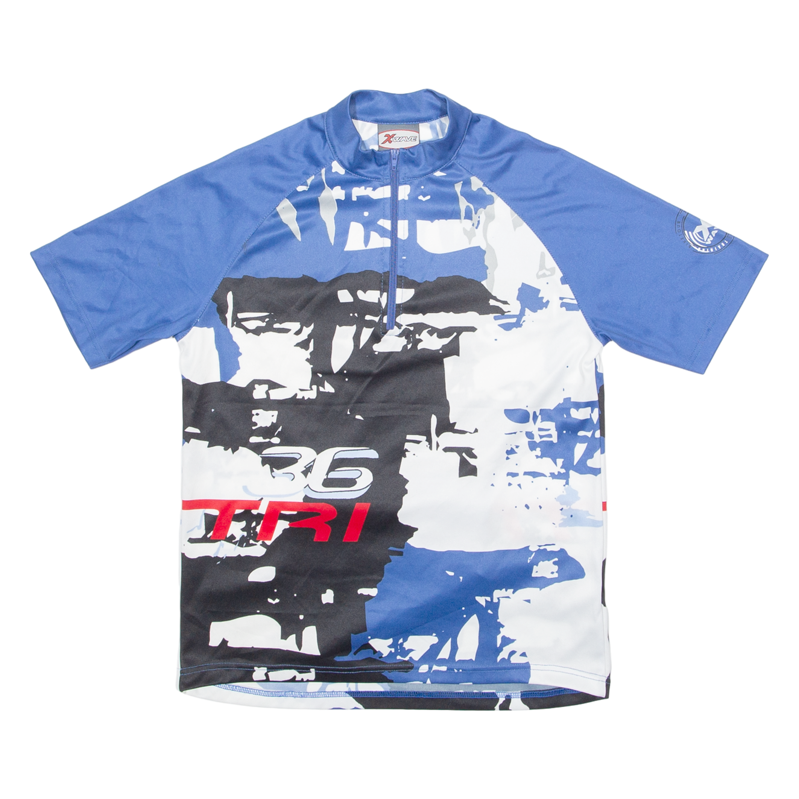 XWAVE Cycling Mens Jersey Blue 1/4 Zip XS Refurbished - N/A refurbished available on Cerqular