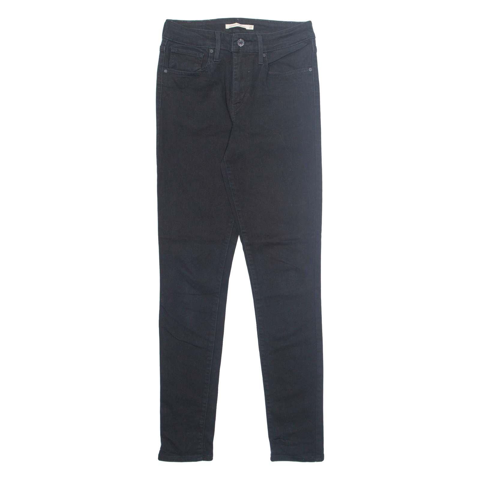 LEVI'S 721 Womens Jeans Black Regular Skinny W27 L30 Refurbished - N/A refurbished available on Cerqular