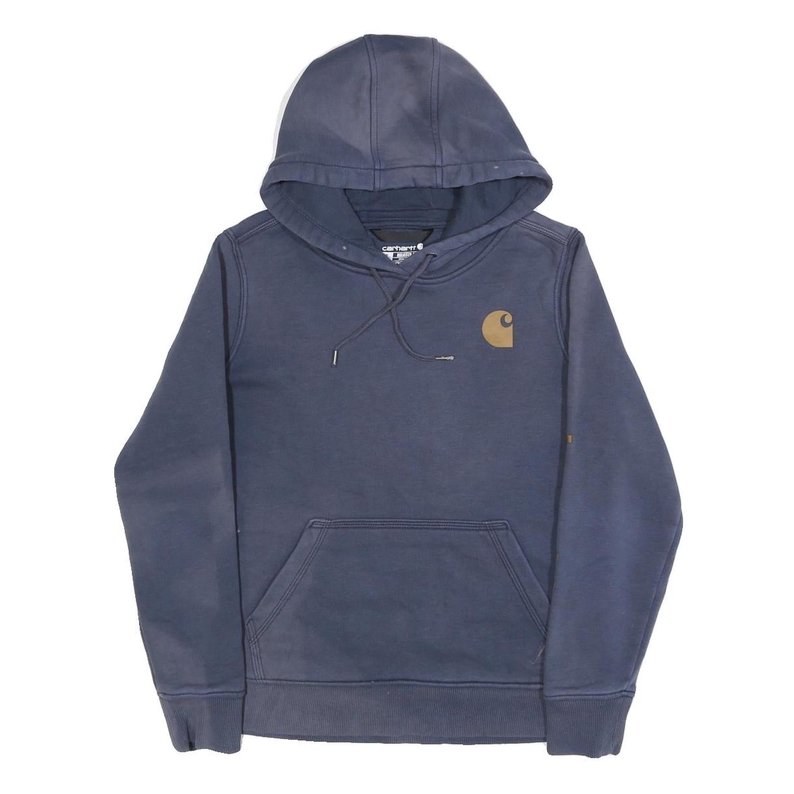 CARHARTT Womens Blue Hoodie S Cotton Blend Pullover Hooded Sweatshirt Refurbished - N/A refurbished available on Cerqular