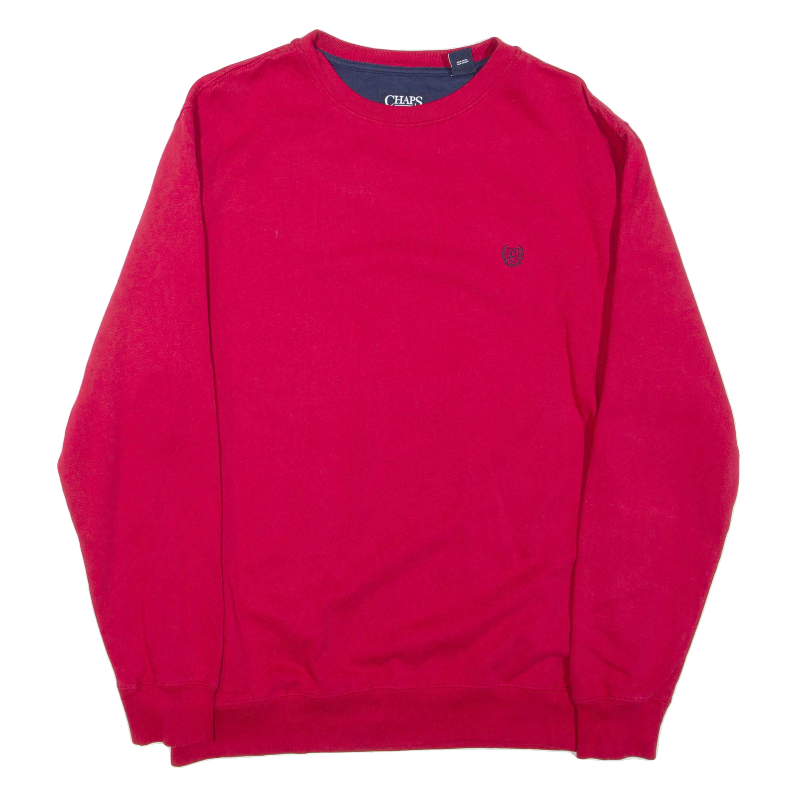 CHAPS Mens Sweatshirt Red Crew Neck M Refurbished - N/A refurbished available on Cerqular