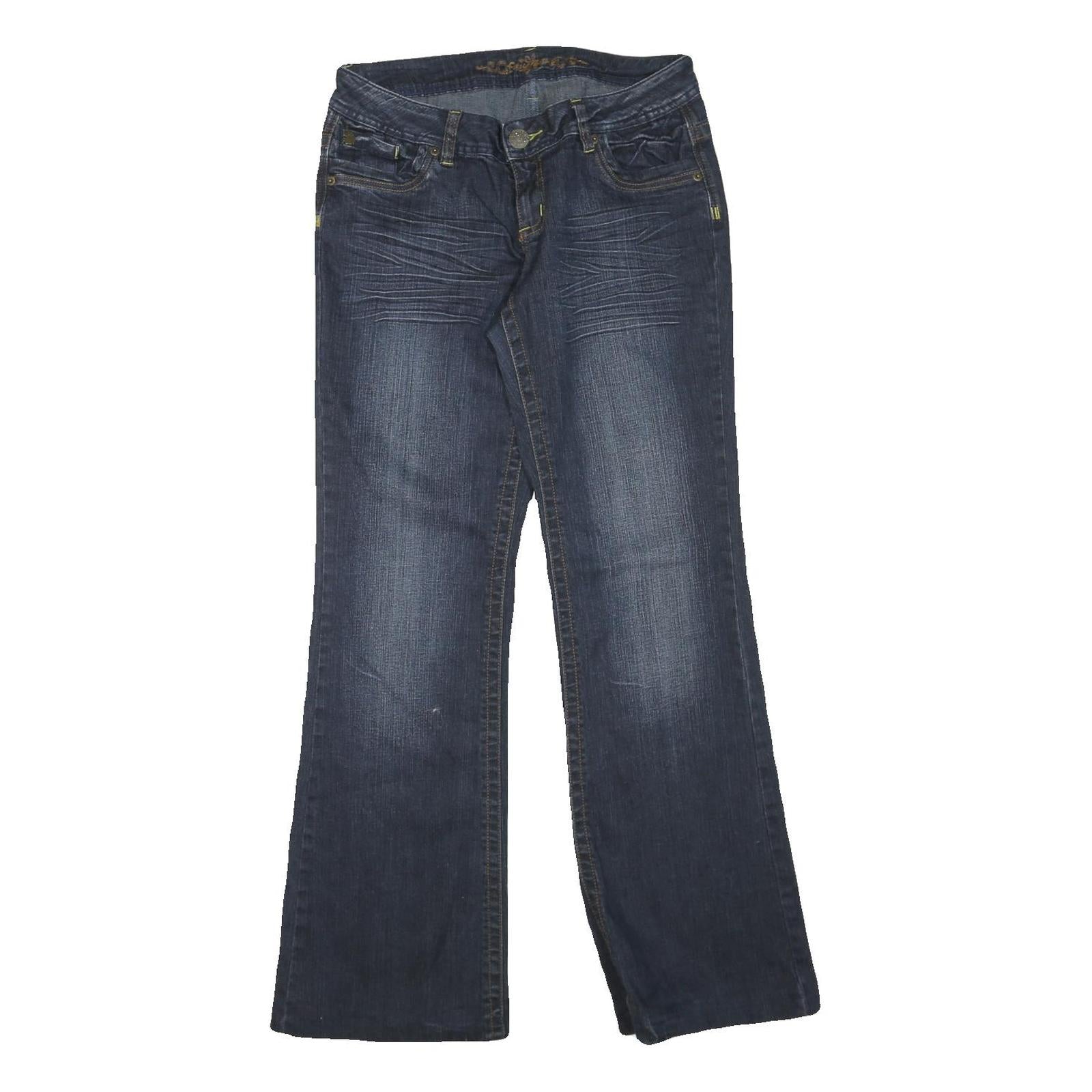 Womens Regular Fit Blue Denim Jeans W32 L32 Zip Cotton Blend Classic Stylish Refurbished - N/A refurbished available on Cerqular