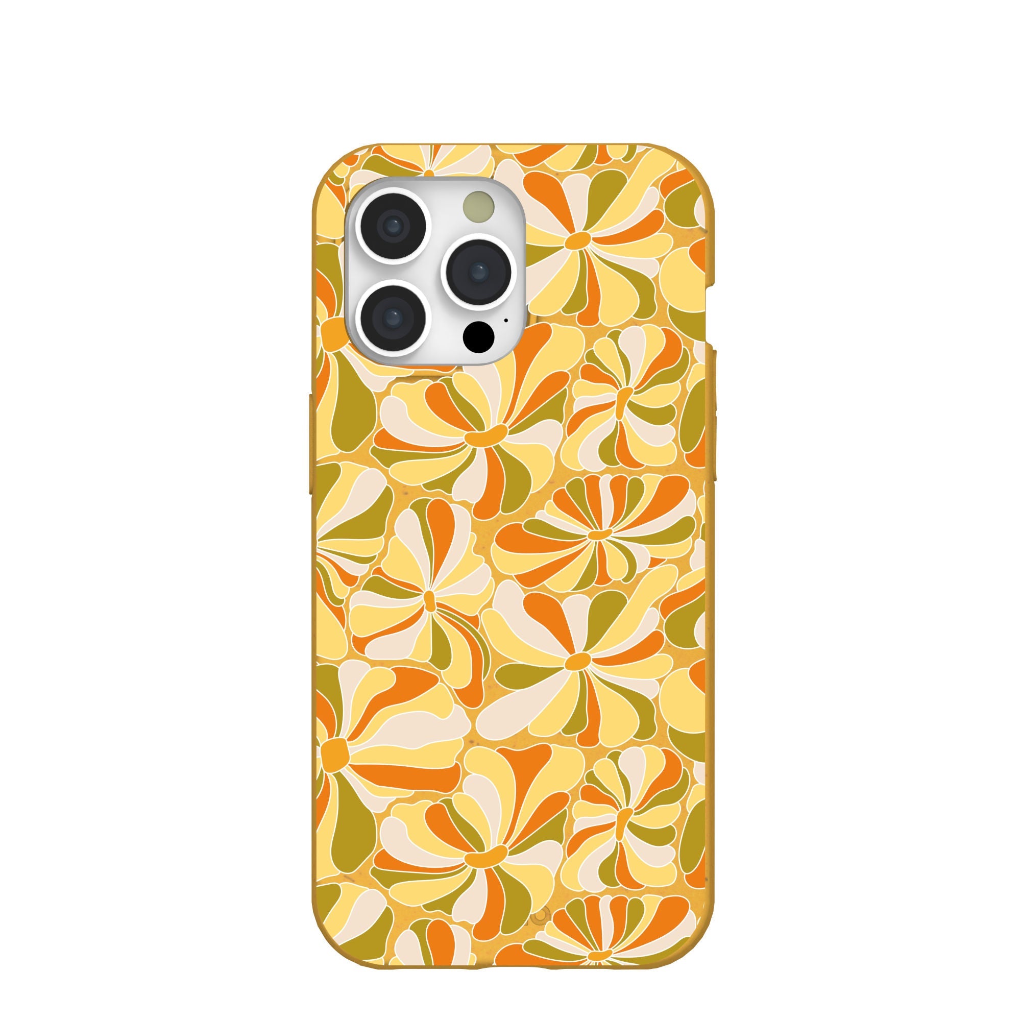 Honey Groovy Gardens iPhone 15 Pro Max Case Refurbished - Pela Case refurbished available on Cerqular