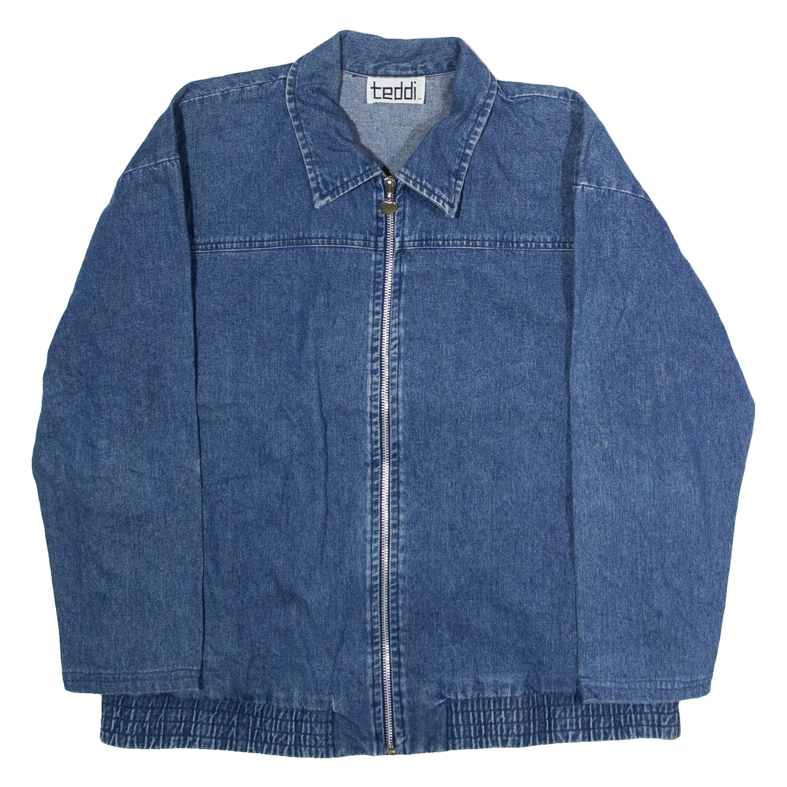 TEDDI Womens Denim Jacket Blue XL Refurbished - N/A refurbished available on Cerqular