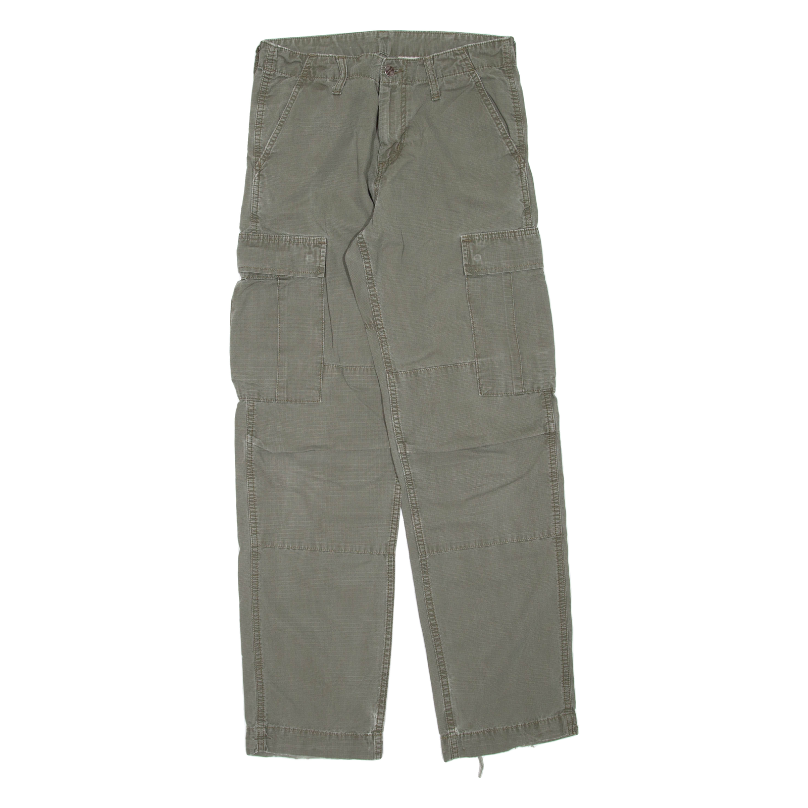 CARHARTT Cargo Mens Trousers Green Regular Straight W29 L32 Refurbished - N/A refurbished available on Cerqular