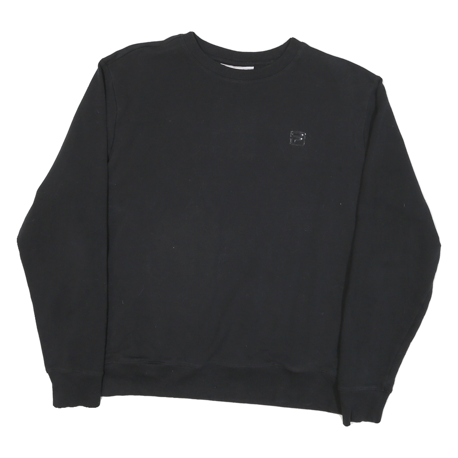 Buy FILA Womens Black Crew Neck L Sweatshirt Cotton Blend Logo Patch Casual Refurbished - $24.69 FILA Womens Black Crew Neck L Sweatshirt Cotton Blend Logo Patch Casual Refurbished - N/A refurbished available on Cerqular