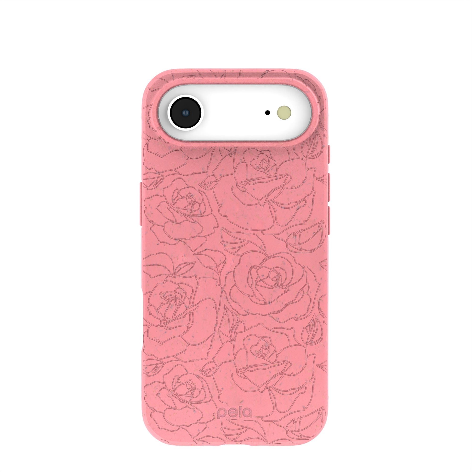 Bubblegum Pink Rosettes iPhone Air Case | MagSafe Compatibility: Without MagSafe Refurbished - Pela Case refurbished available on Cerqular