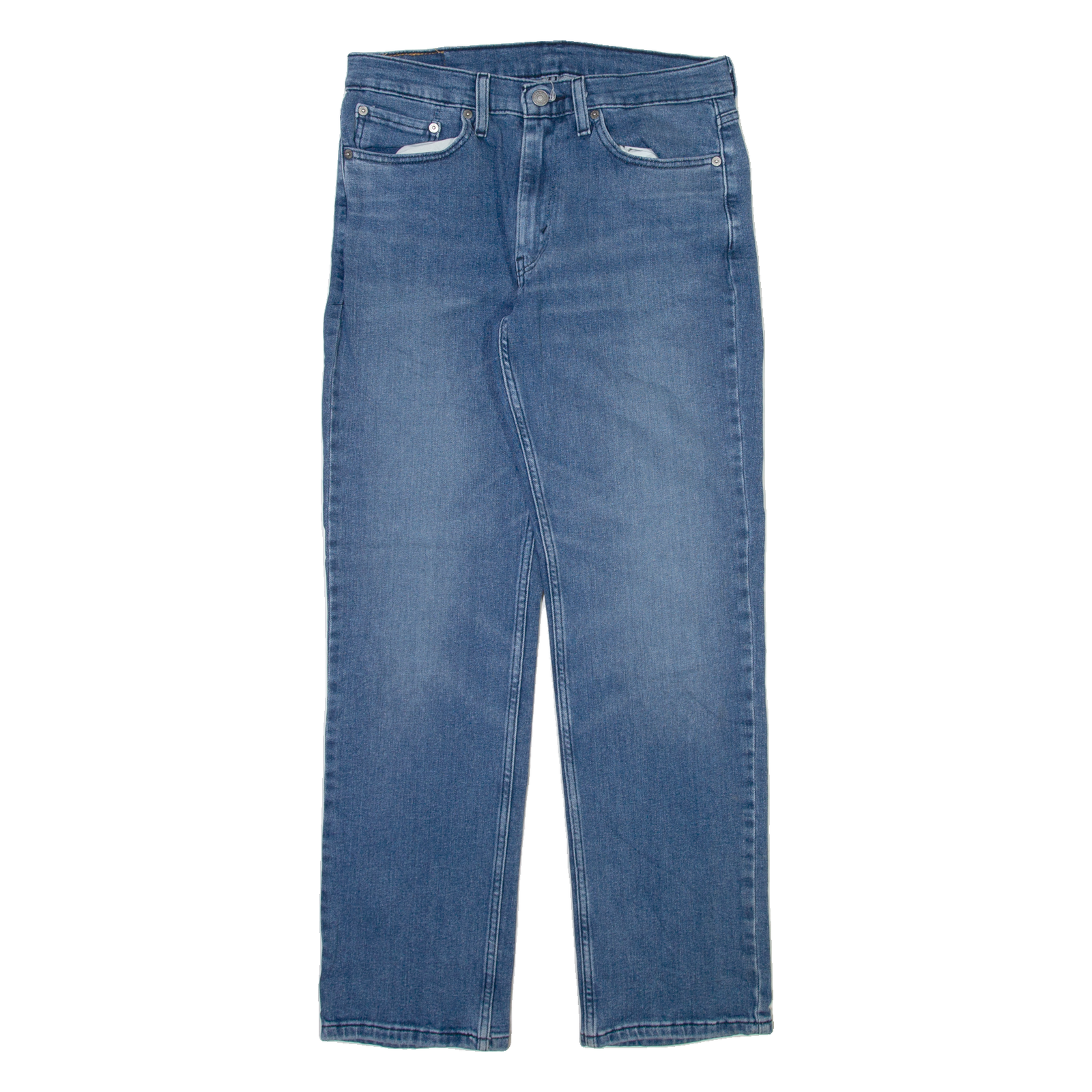 LEVI'S 514 Jeans Mens Blue Slim Straight Stone Wash W32 L32 Refurbished - N/A refurbished available on Cerqular