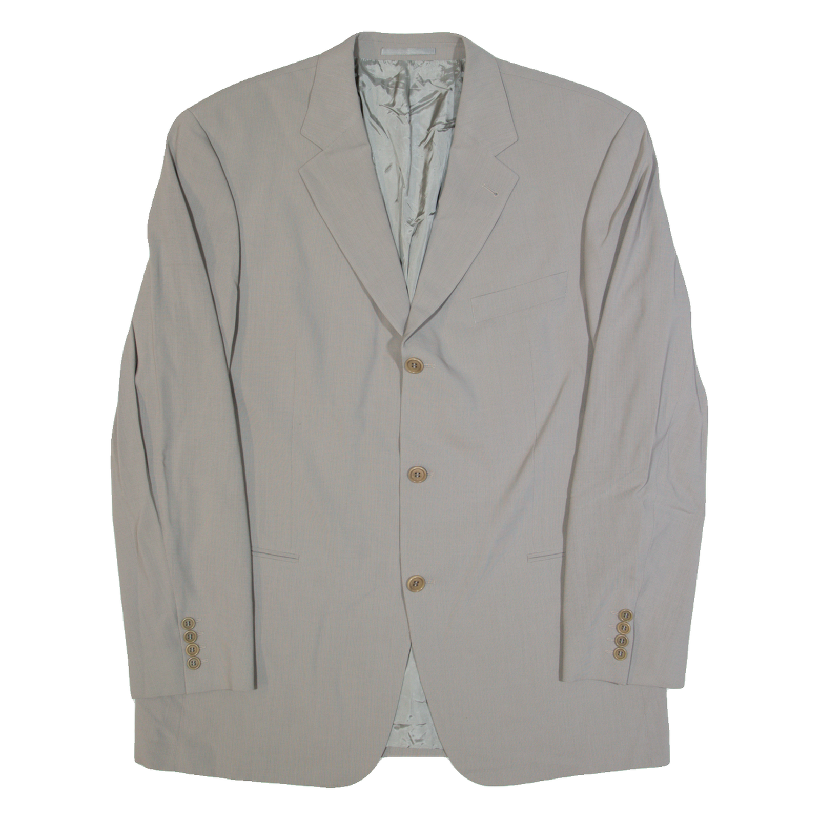 HUGO BOSS Mens Blazer Jacket Grey Wool 90s L Refurbished - N/A refurbished available on Cerqular